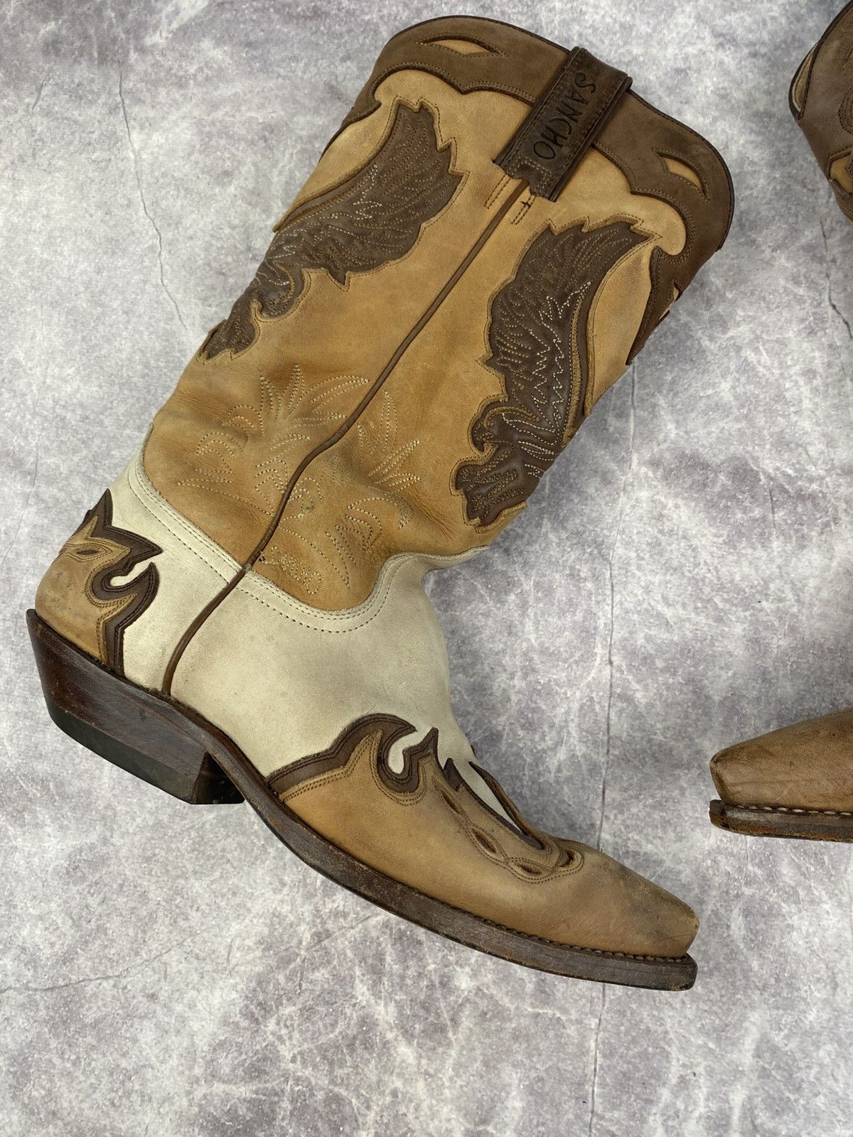 Sancho Boots Sancho Western Cowboy Leather Boots Size: 36 Size US 6 / IT 36 - 2 Thumbnail