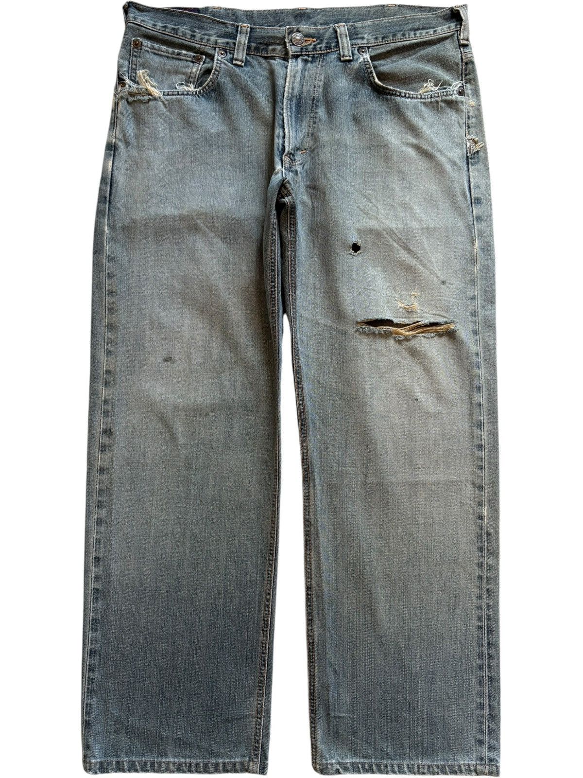 Edwin × Japanese Brand SALES🔥Vintage Japanese Edwin Distressed Baggy Jeans Size US 39 - 1 Thumbnail
