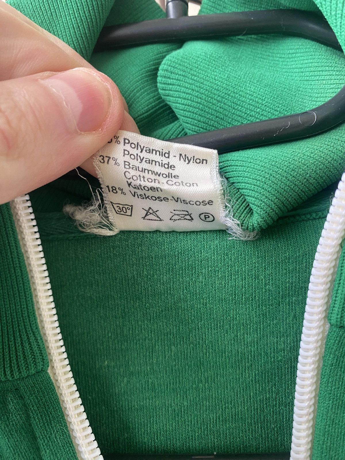 Vintage Vintage polizei sweatshirt rare 80s Size US L / EU 52-54 / 3 - 3 Thumbnail