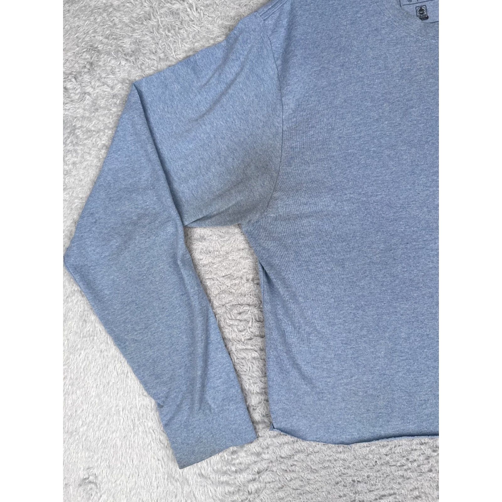 Patagonia Patagonia Shirt Men Large Blue Long Sleeve Crew Cotton Blend Distressed USA Size US L / EU 52-54 / 3 - 3 Thumbnail