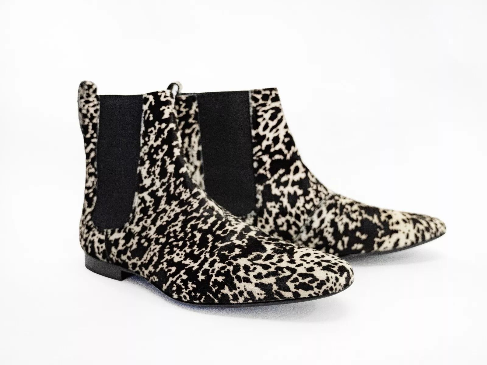 Burberry Burberry Prorsum Ponyhair Leather Black Animal Dress Boots Size US 7 / EU 40 - 3 Thumbnail
