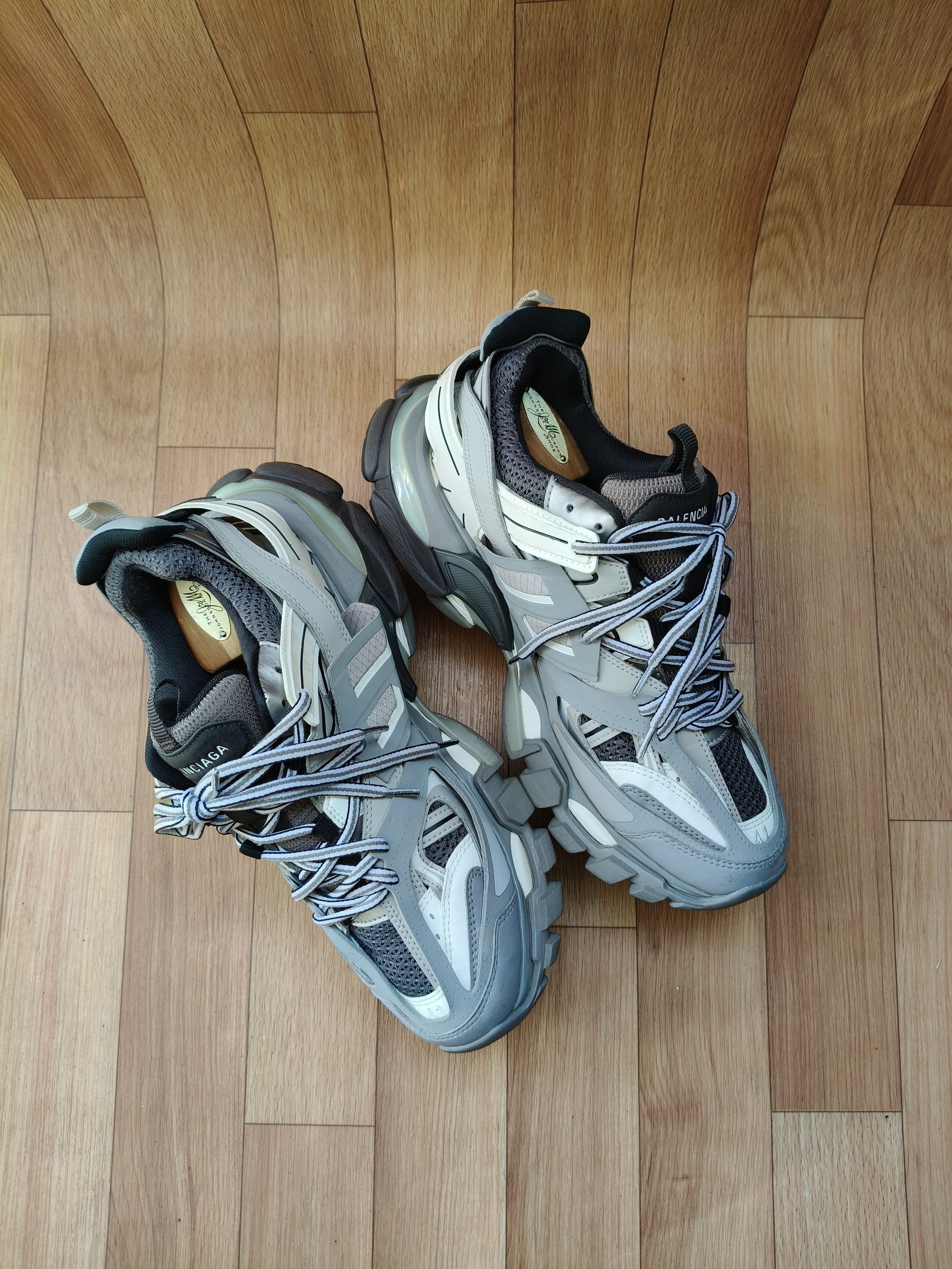 Balenciaga 💥BALENCIAGA TRACK BLACK / GREY SNEAKERS Size US 8 / EU 41 - 5 Thumbnail
