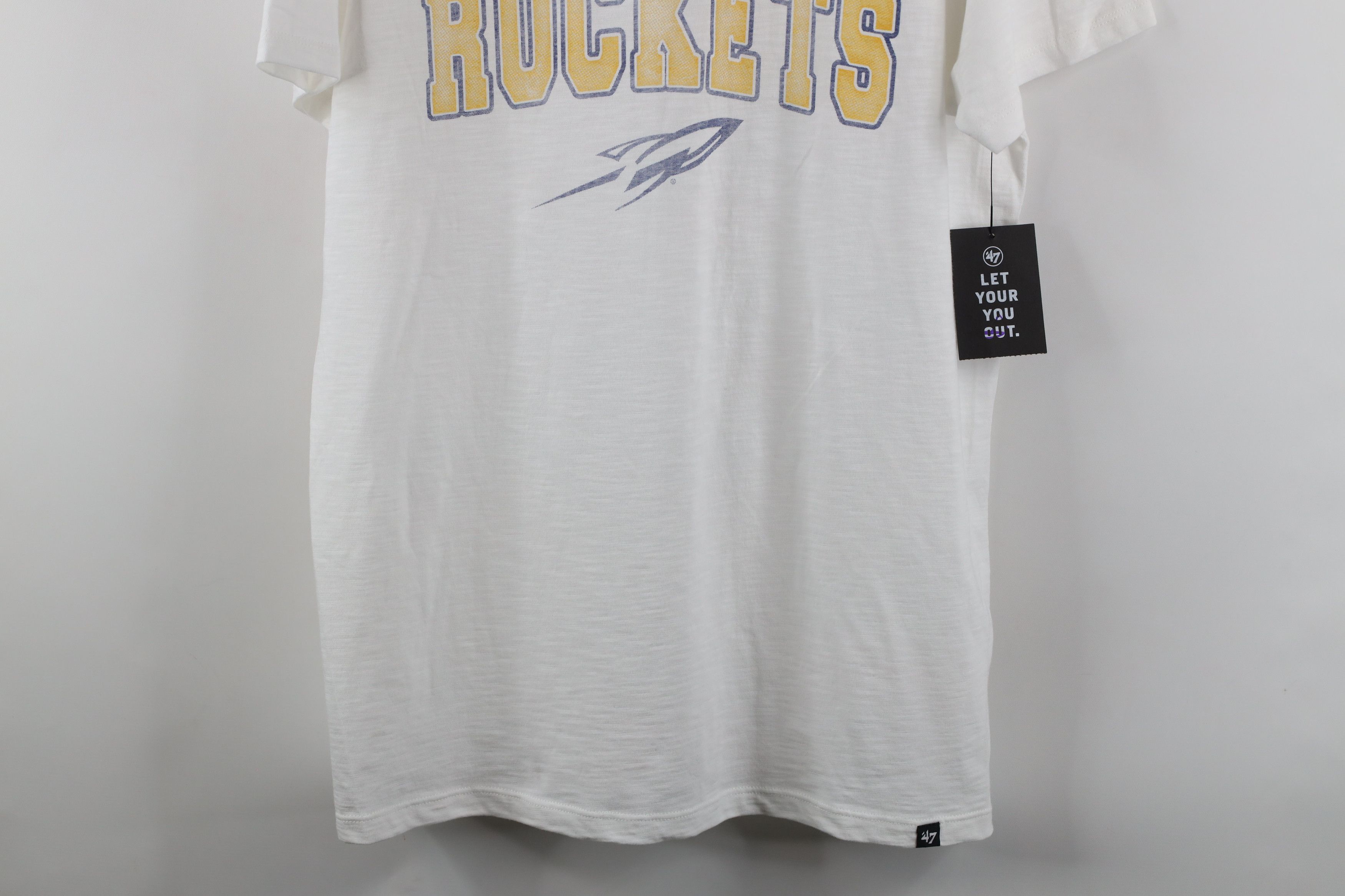 Vintage New Spell Out University of Toledo Jersey Knit T-Shirt White Size US L / EU 52-54 / 3 - 3 Thumbnail