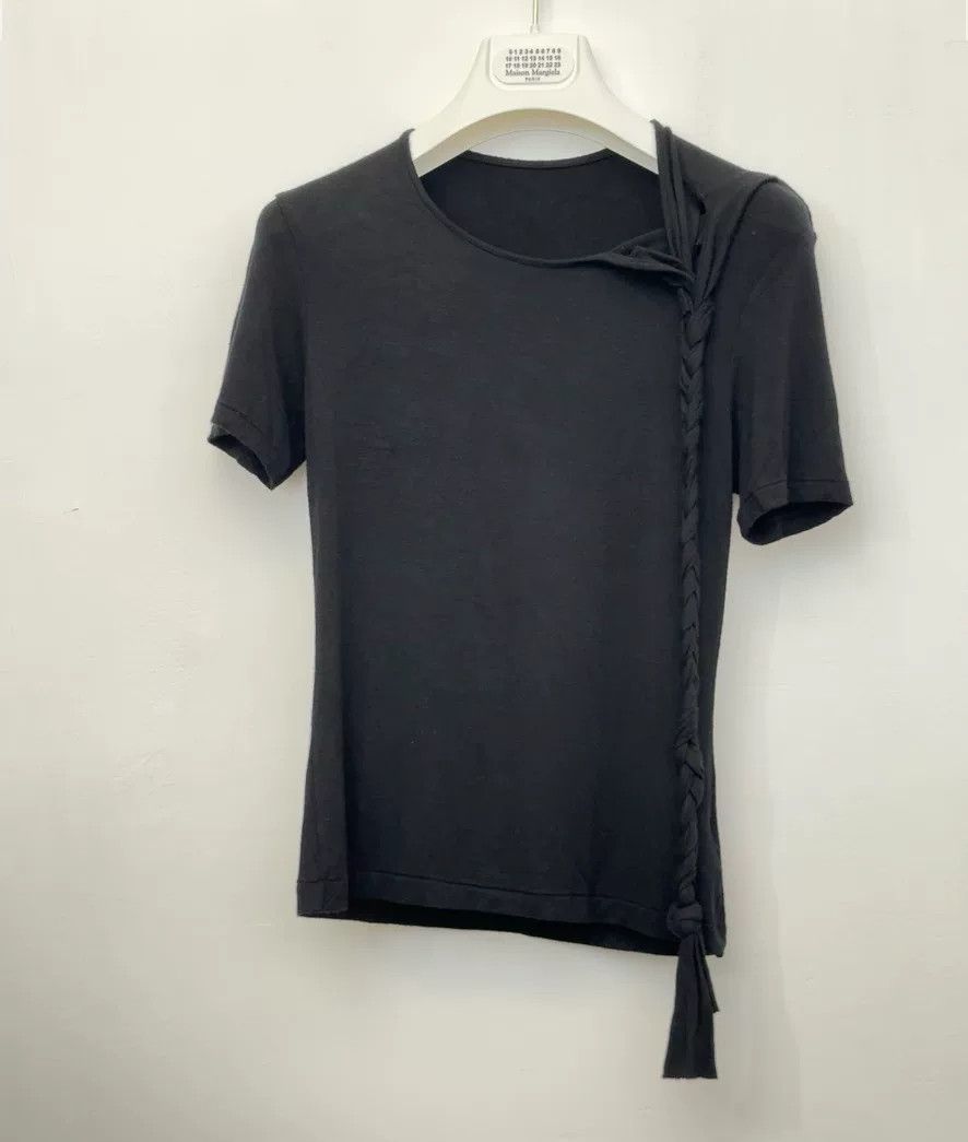 Yohji Yamamoto Yohji Yamamoto Braided Short Sleeve T-shirt Size US L / EU 52-54 / 3 - 1 Thumbnail