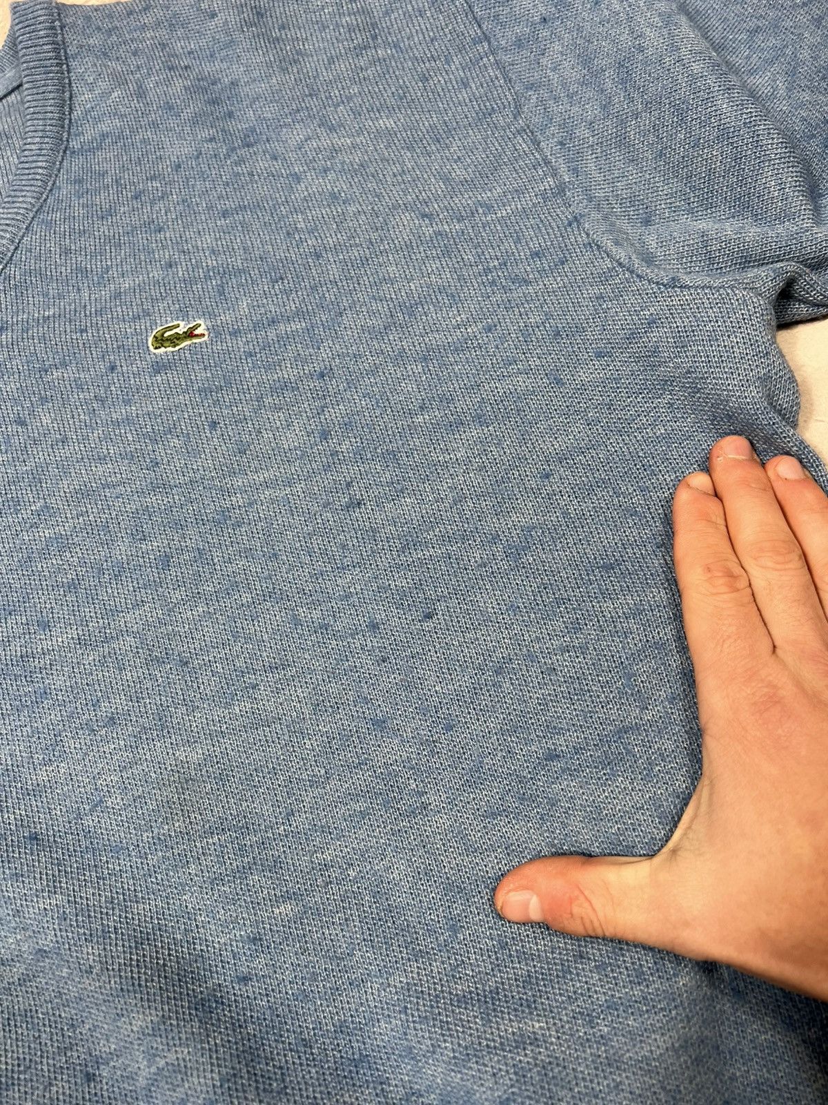 Lacoste × Vintage Vintage Lacoste Y2k Wool Baggy Sweater Size US XL / EU 56 / 4 - 8 Thumbnail