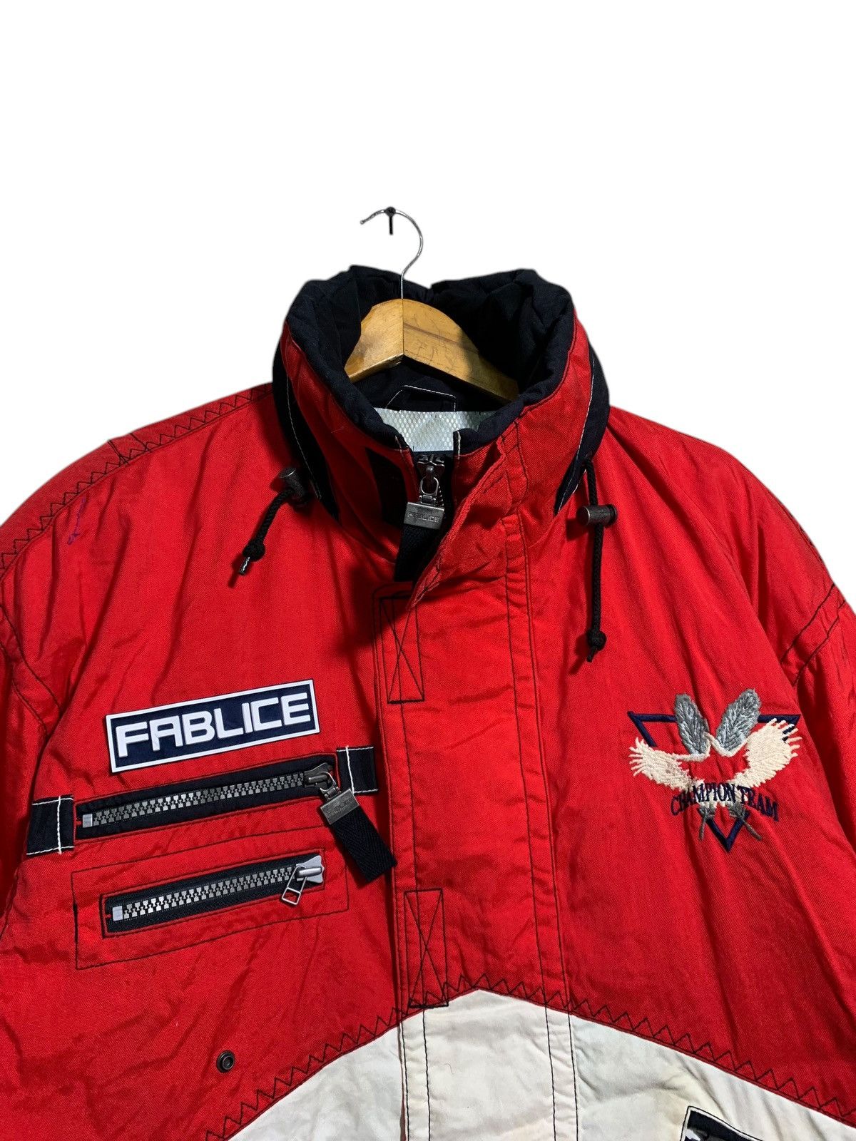 Other 🔥VTG JAPAN FABLICE SKI JACKETS MULTICOLOUR Size US L / EU 52-54 / 3 - 4 Thumbnail