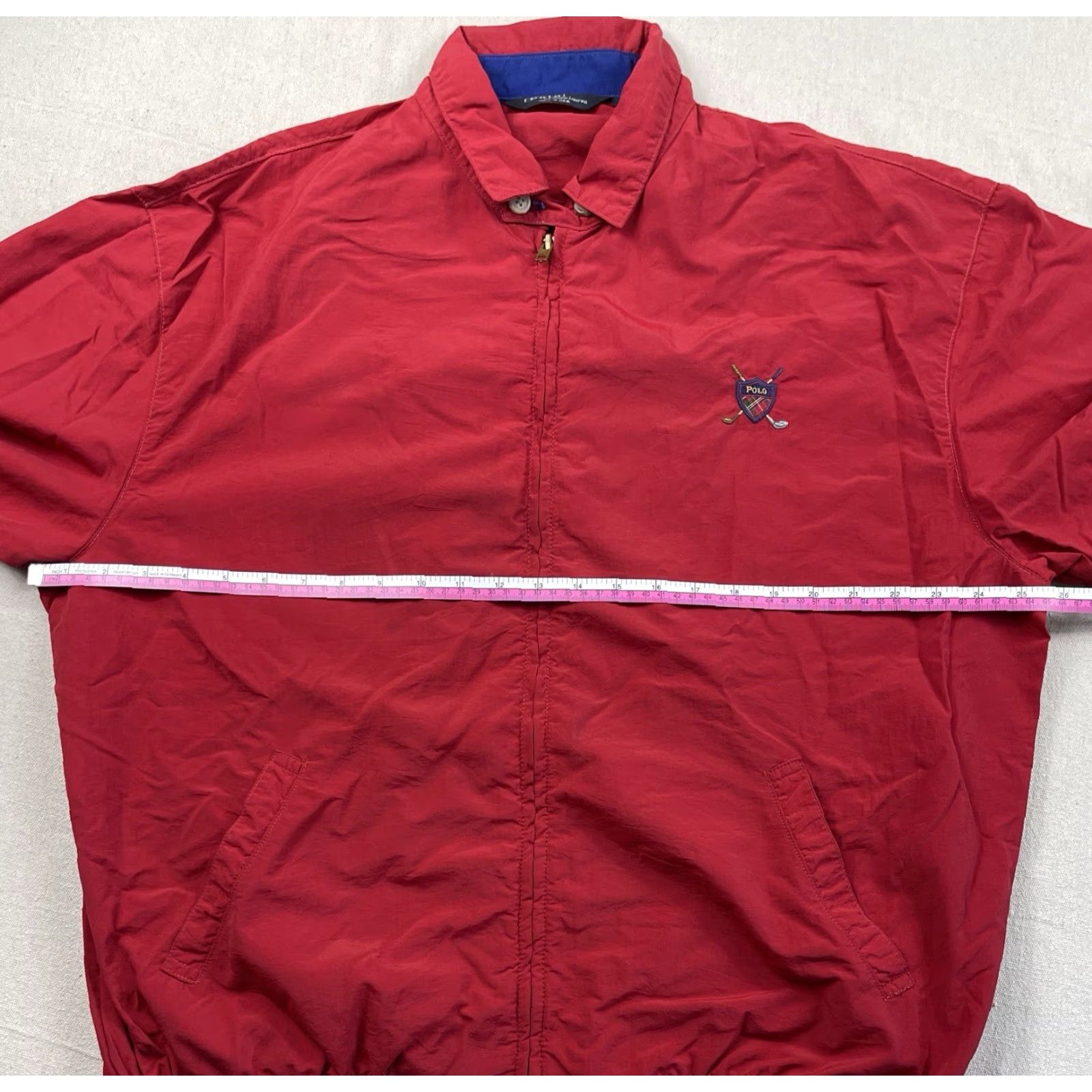 Polo Ralph Lauren VINTAGE Polo Ralph Lauren Windbreaker Jacket 90s Men’s L Nylon Red Golf Size US L / EU 52-54 / 3 - 5 Thumbnail