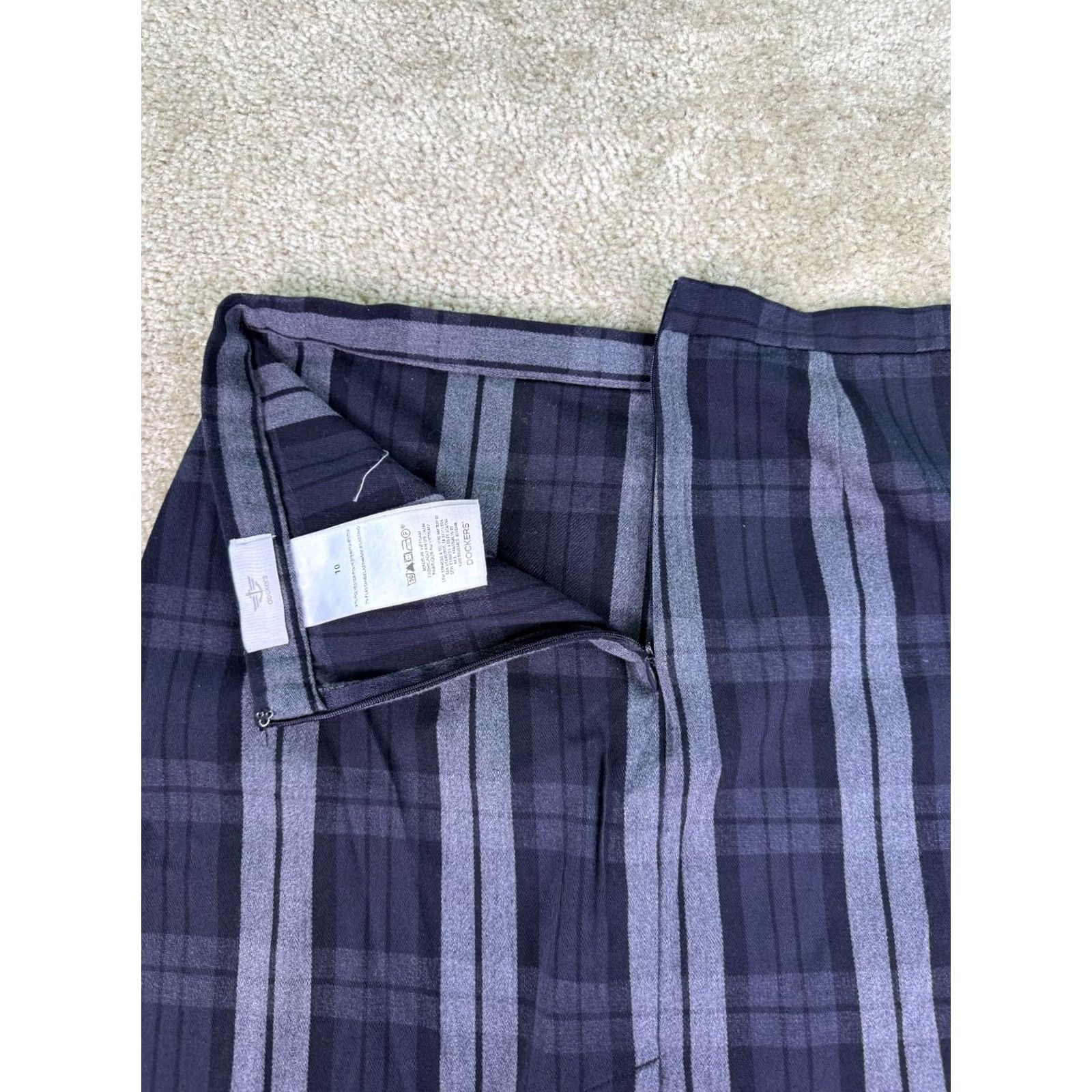 Dockers Dockers Pencil Skirt Womens Size 10 Heather Plaid Office Career Multicolor Size 32" / US 10 / IT 46 - 3 Thumbnail