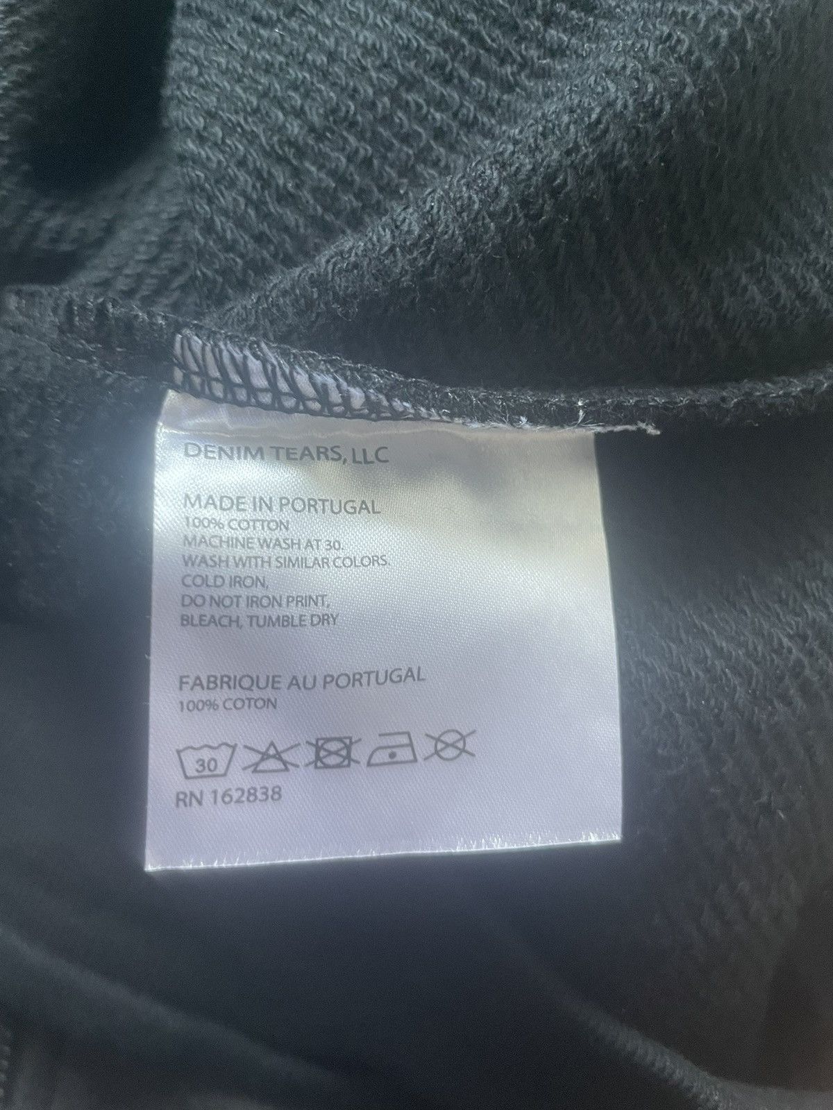 DENIM TEARS Black Denim Tears hoodie Size US M / EU 48-50 / 2 - 7 Thumbnail