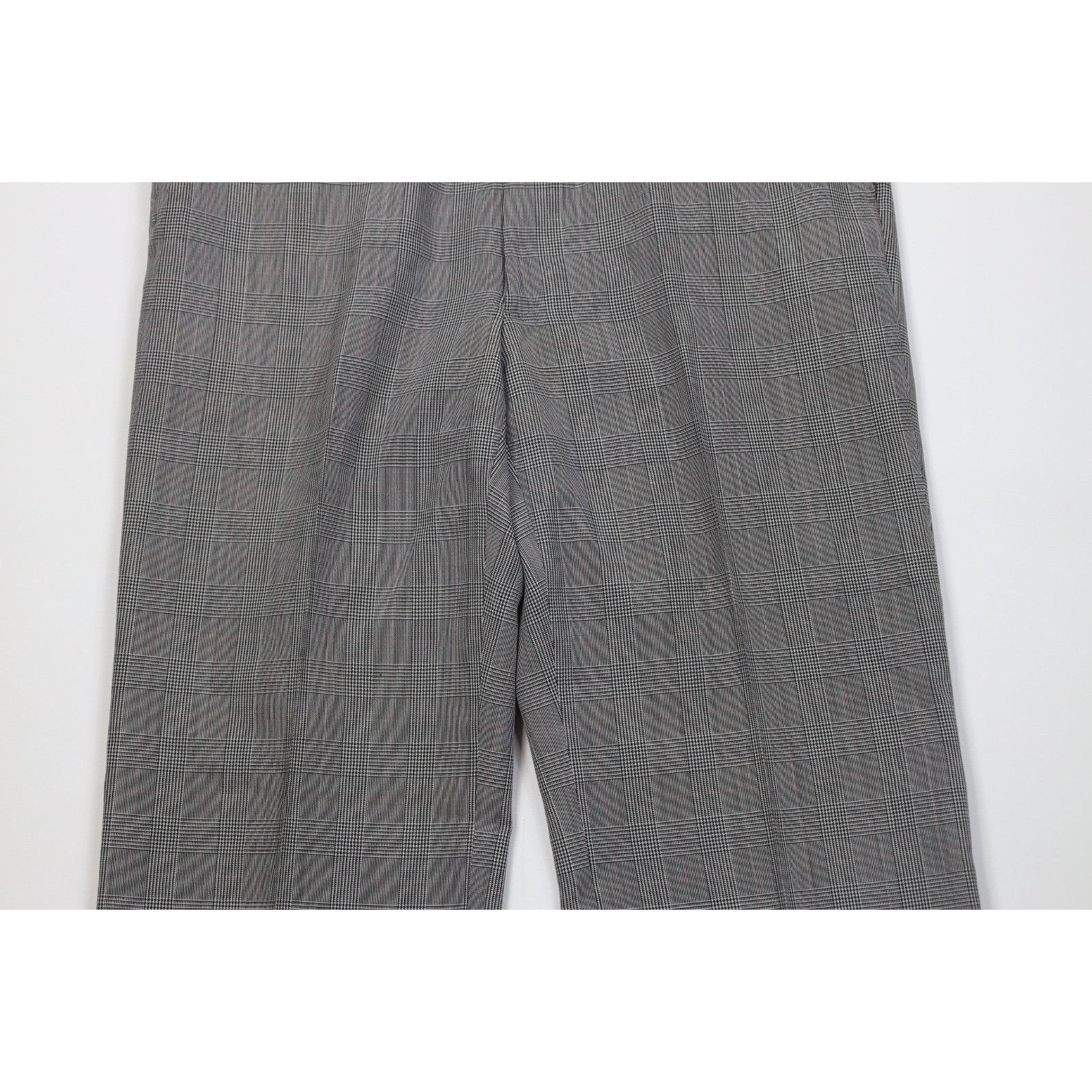 Vintage Vintage 70s Palm Beach 2 Piece Wool Suit Wedding Houndstooth Size 44L - 12 Thumbnail