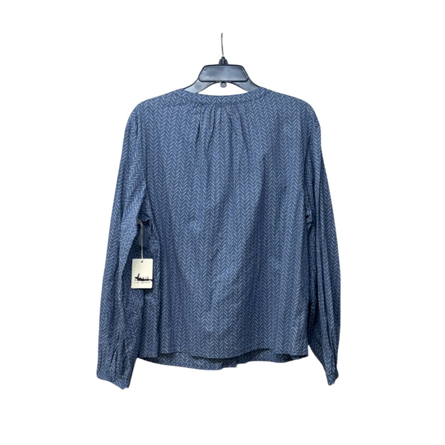 Other a.n.a. women’s Button Down Plead Scoop Neckline Printed Wove Size XL / US 12-14 / IT 48-50 - 5 Thumbnail
