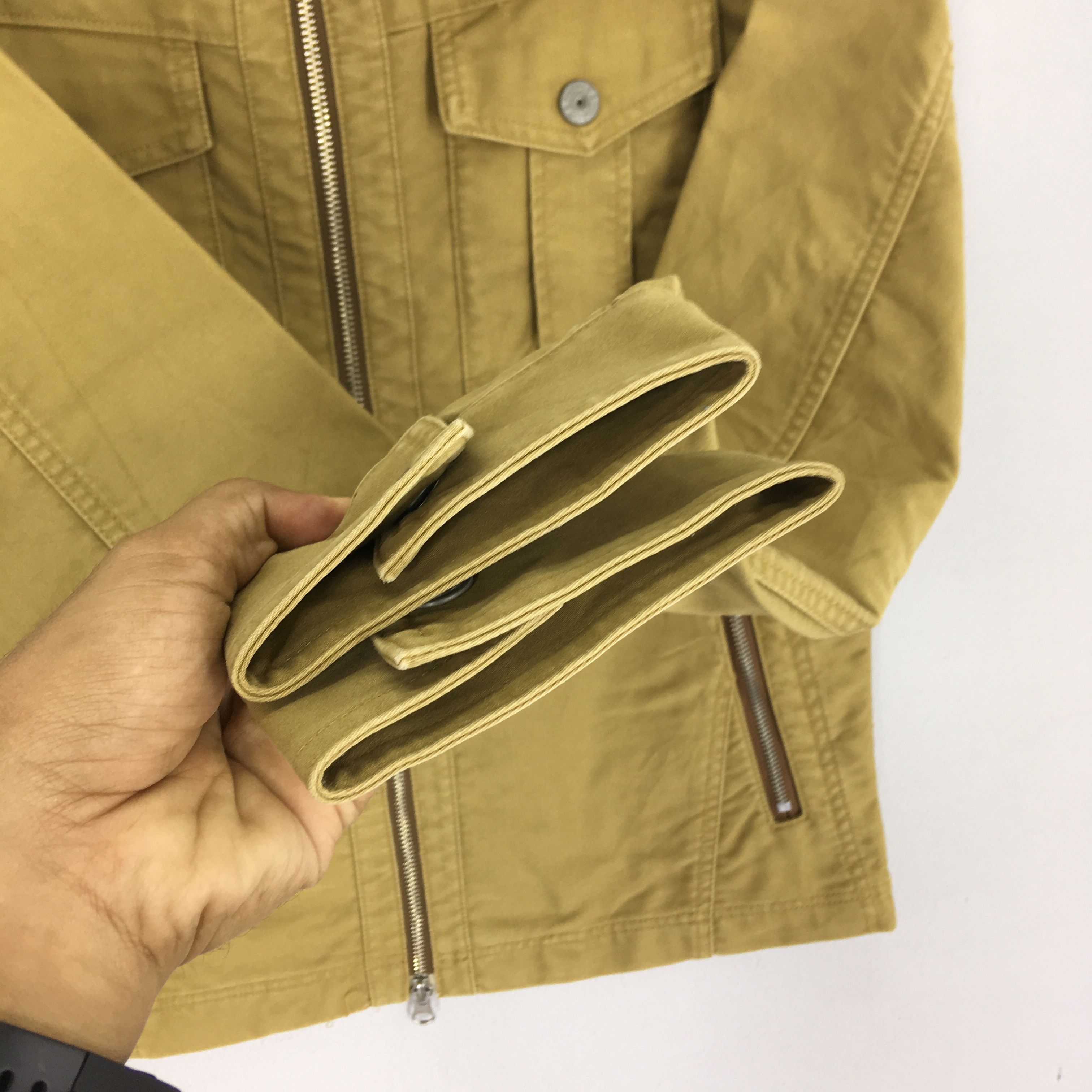 Japanese Brand Vintage 90's BDU American Denim Jeans Field Jacket Size US M / EU 48-50 / 2 - 6 Thumbnail