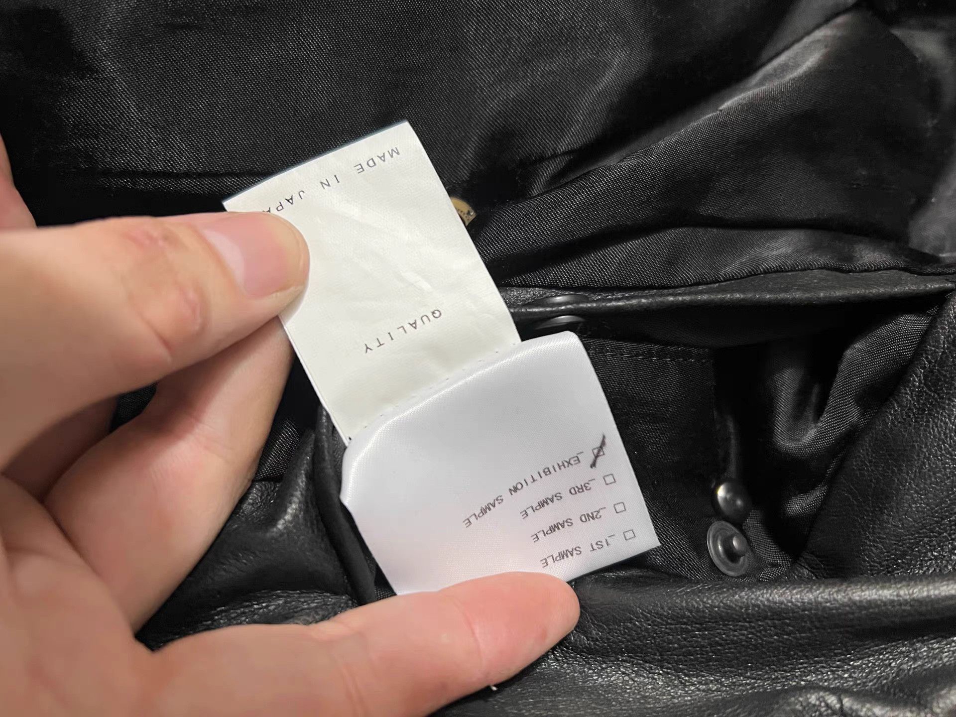 Julius Julius_7 x Claustrum numbered sample blade leather jacket. Size US M / EU 48-50 / 2 - 8 Thumbnail