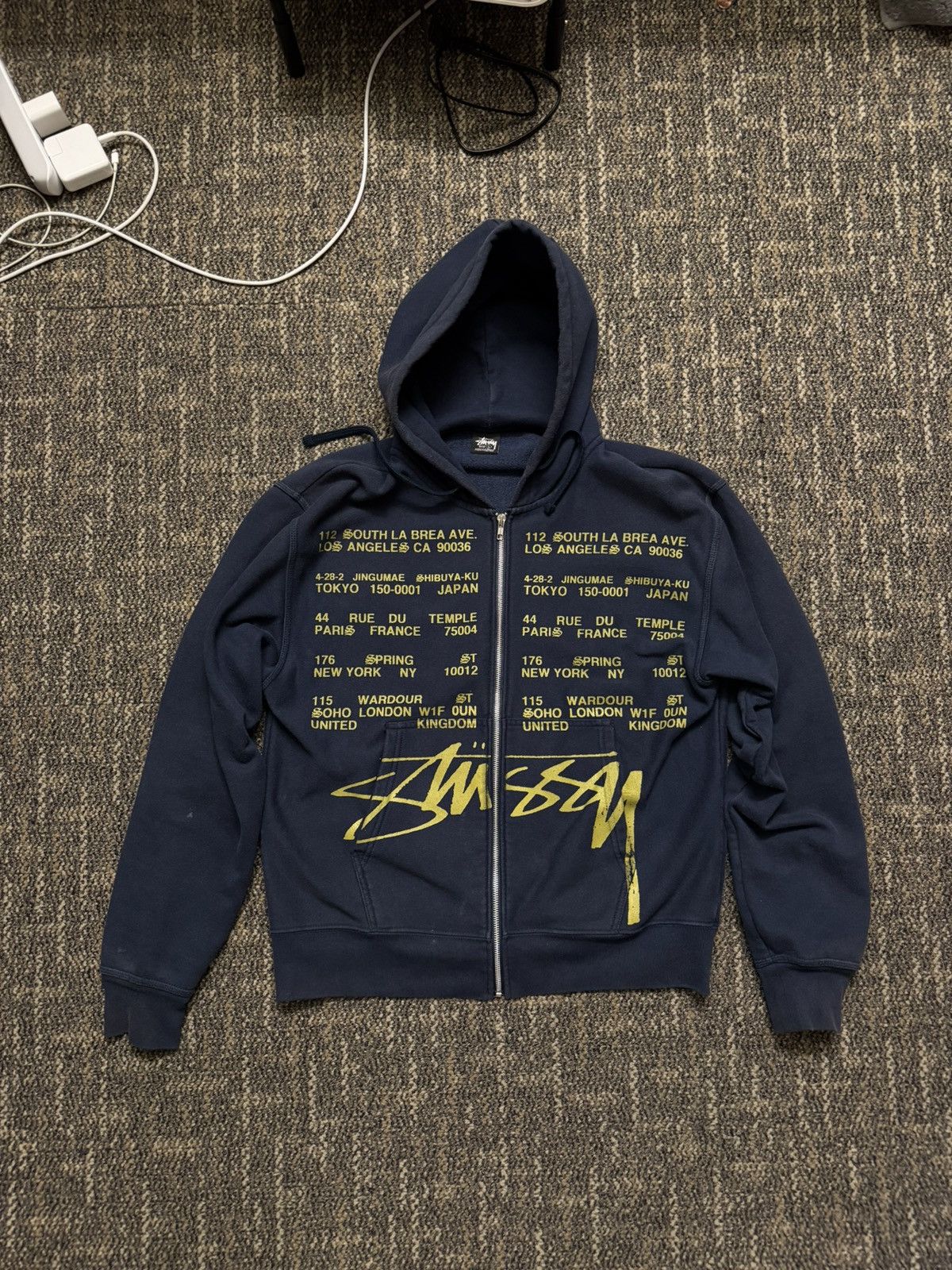 Stussy x Denim Tears Graphic Hoodie 