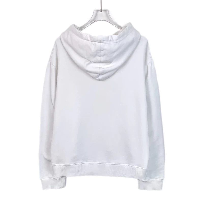Saint Laurent Paris Saint Laurent size os White logo hooded white sweatshirt 2 Size US M / EU 48-50 / 2 - 2 Thumbnail
