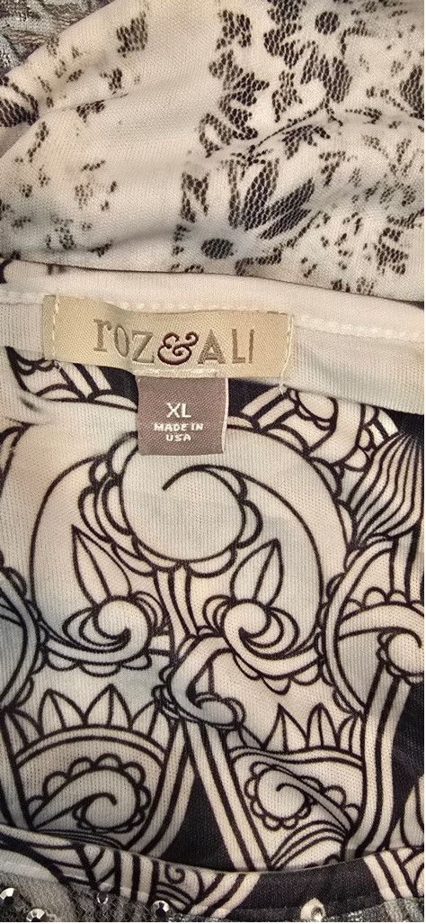 The Unbranded Brand Women's Roz & Ali XL Blouse Size XL / US 12-14 / IT 48-50 - 5 Thumbnail
