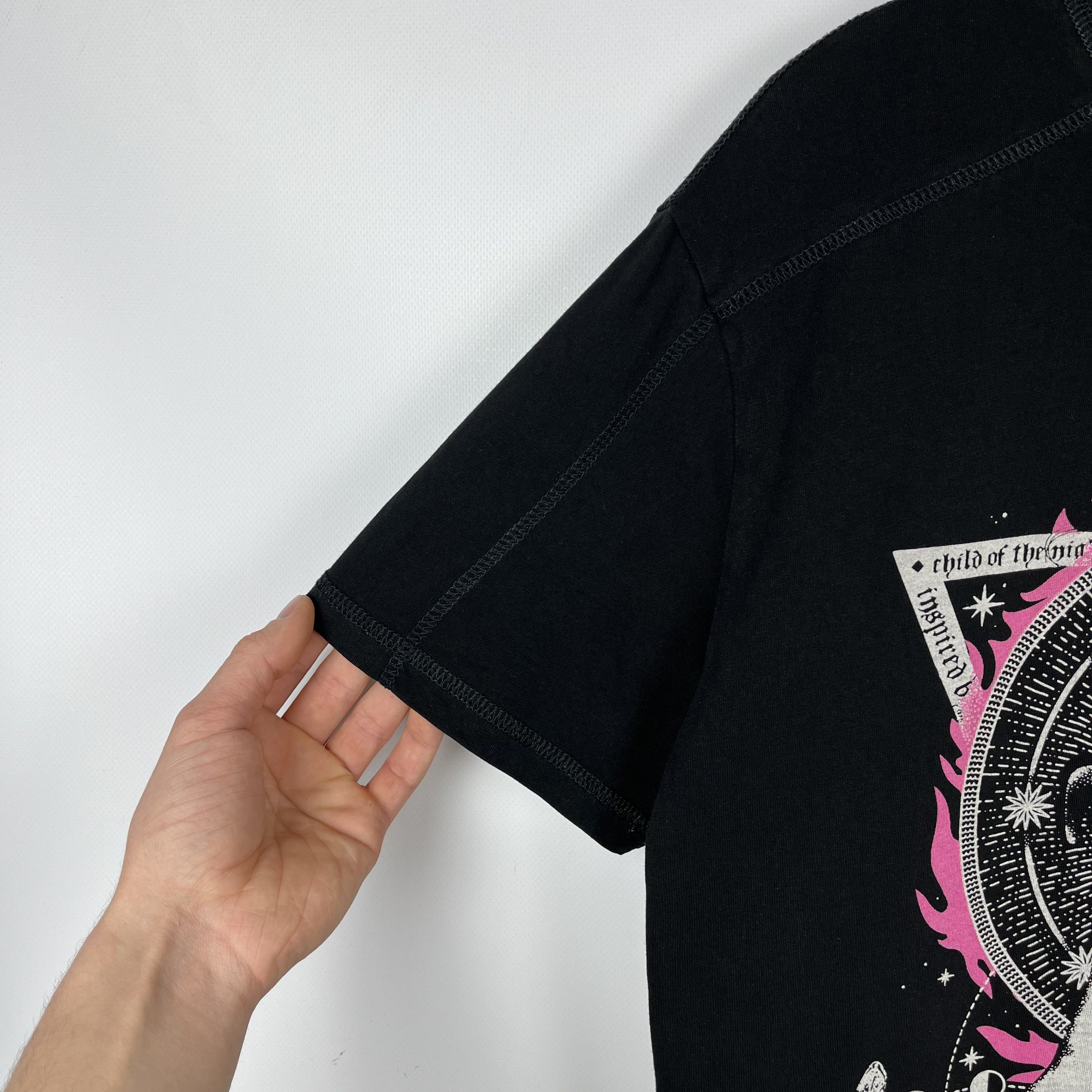 Killstar Killstar Meditate Pentagram Baphomet Gothic T Shirt Size XS / US 0-2 / IT 36-38 - 8 Thumbnail