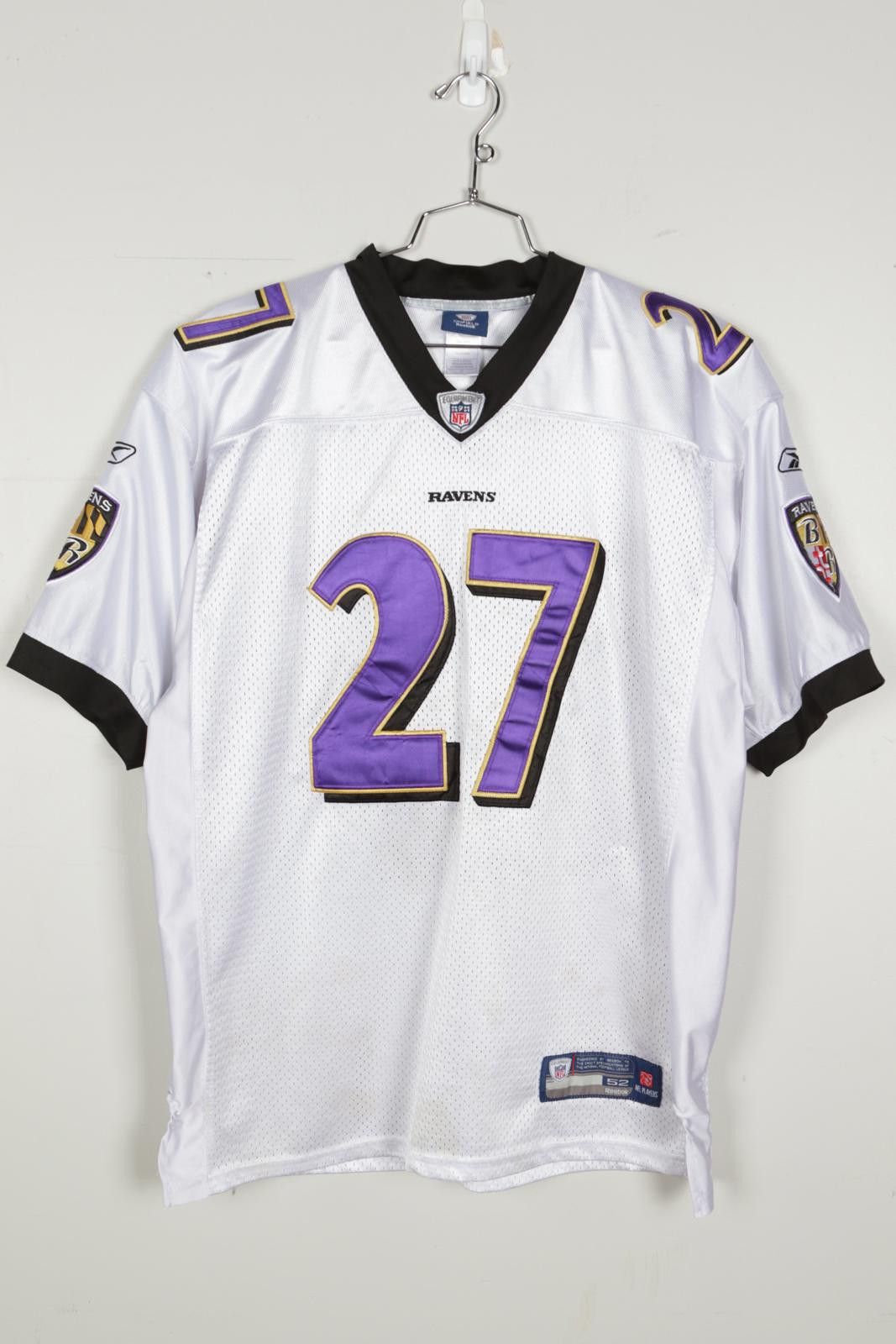 Reebok 2010 Reebok Onfield NFL Equipment Raven Rice #27 Jersey Size US L / EU 52-54 / 3 - 1 Thumbnail