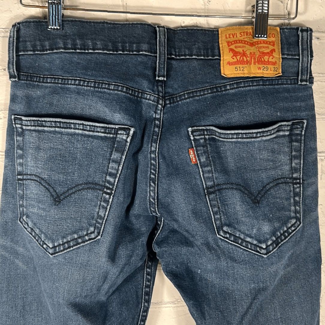 Levi's Levi’s 512 Mens Slim Taper Jeans Denim W29 L32 Blue Regular Type Jeans Size US 29 - 4 Thumbnail