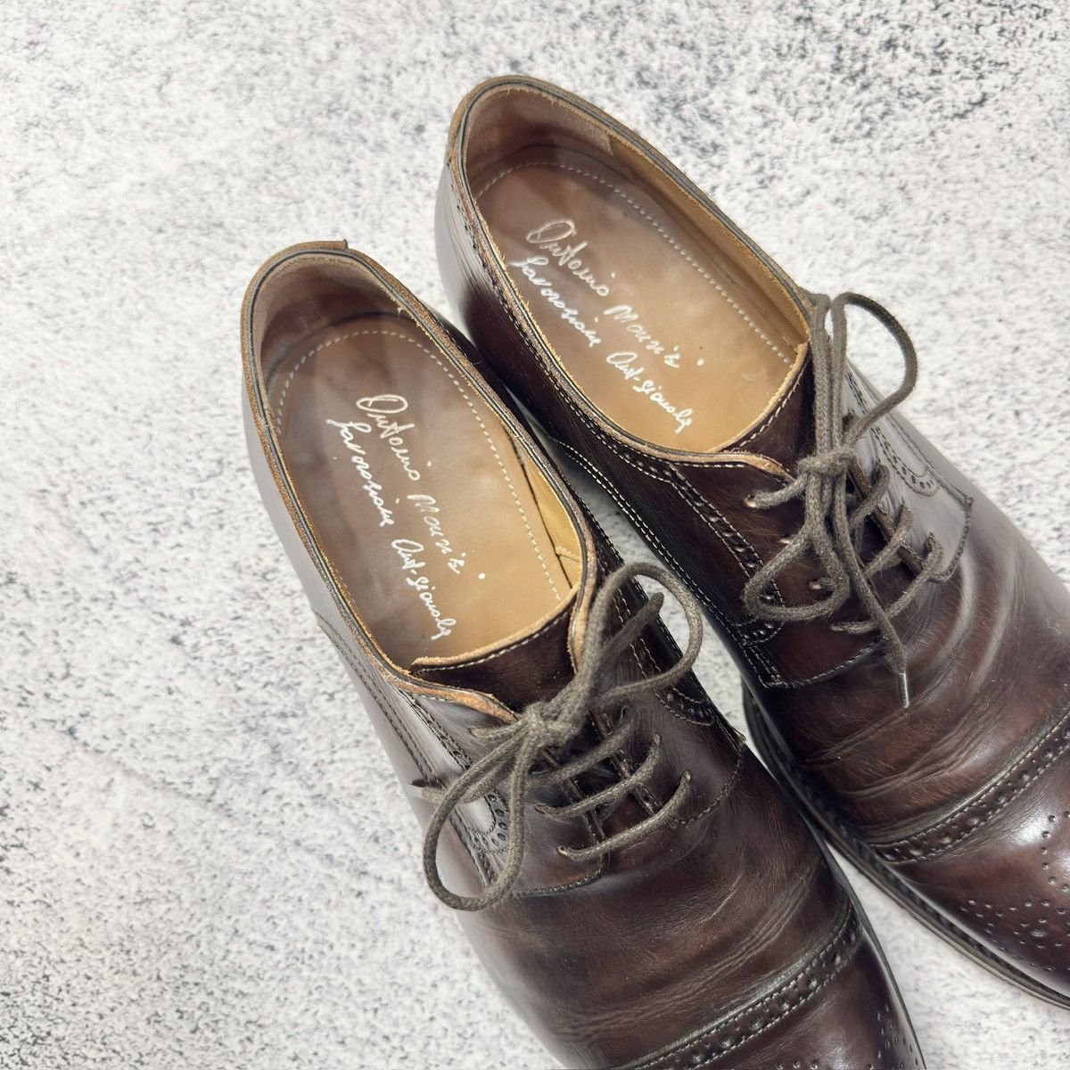 Antonio Maurizi × Handmade Antonio Maurizi Mens Derby Brogues Blake Rapid US9 UK8 EU42 Size US 9 / EU 42 - 14 Thumbnail