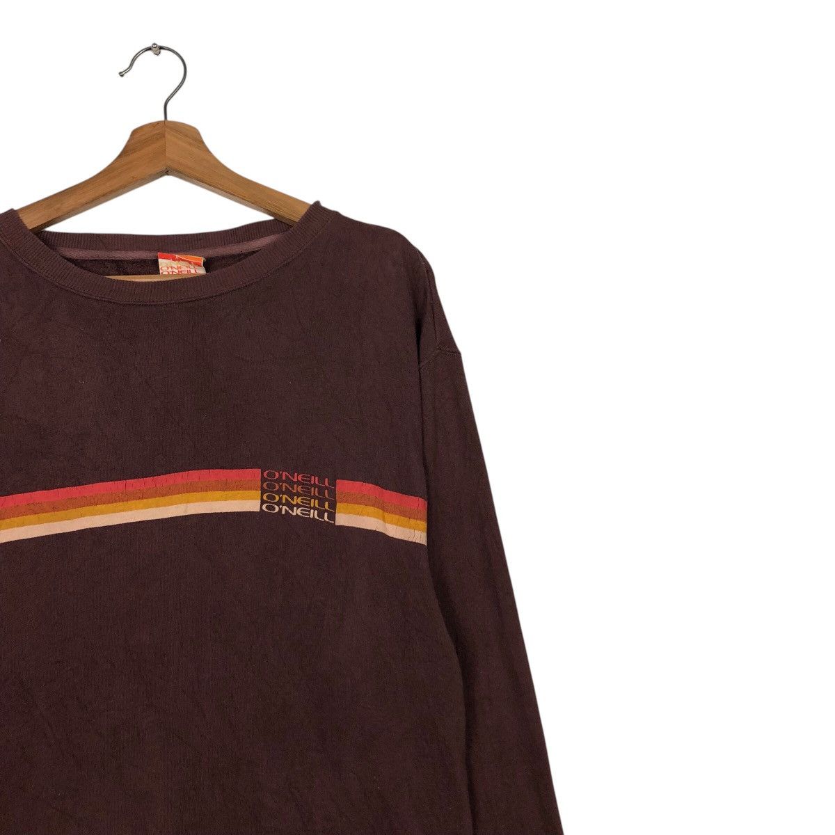 Japanese Brand 📌Vintage Sweatshirt Oneill Big Logo Size US L / EU 52-54 / 3 - 7 Thumbnail