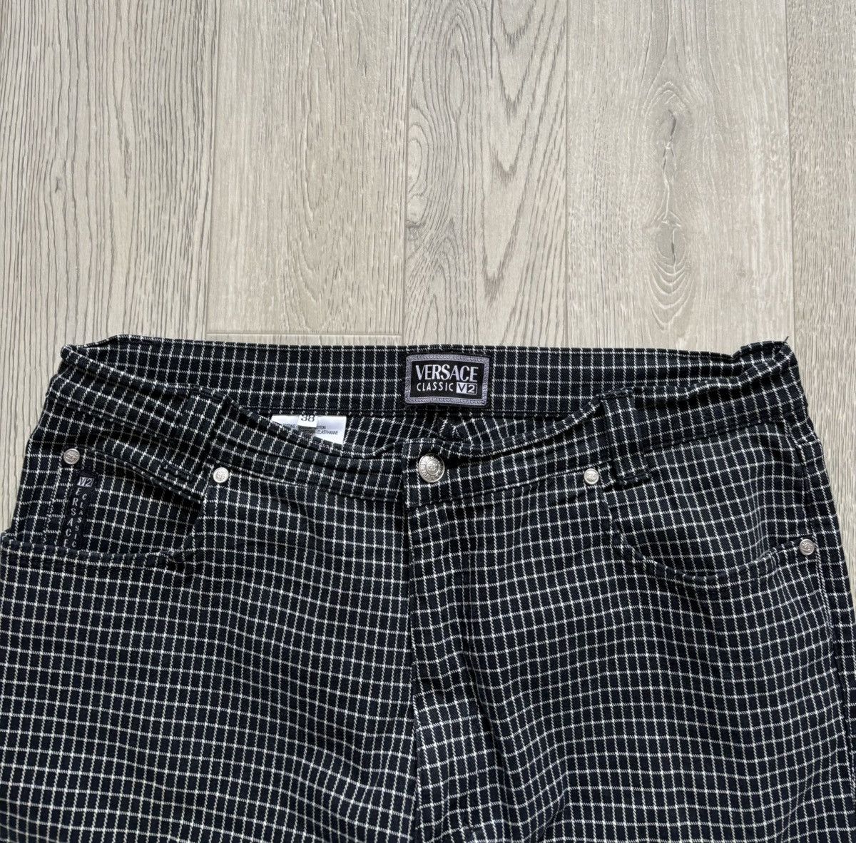 Versace × Vintage Vintage Versace V2 Classic Printed Jeans Archive Size US 38 / EU 54 - 2 Thumbnail