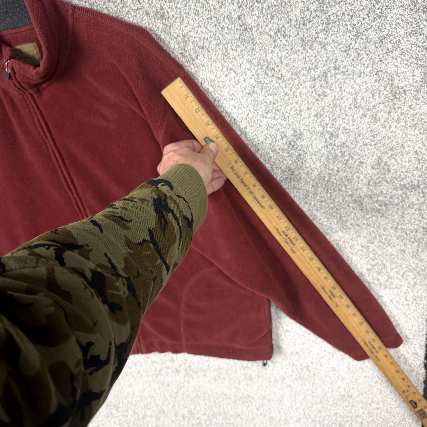 Vintage Consensus Jacket Mens L Red Fleece Full Zip Autumn Y2K Cabincore Hiking Casual Travel Pockets Stainless Size US L / EU 52-54 / 3 - 3 Thumbnail