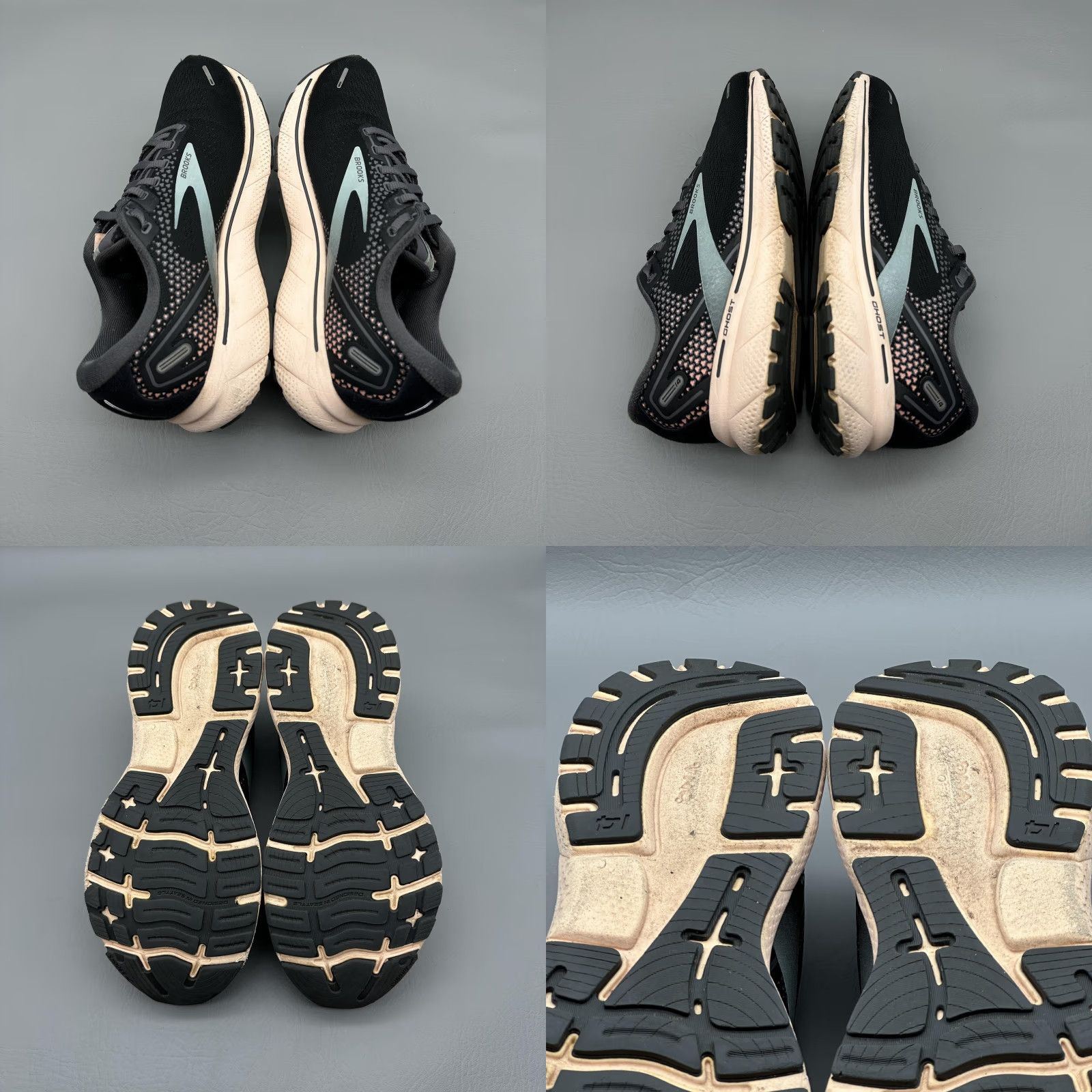 Brooks Brooks Ghost 14 Black Peach Women's Running Athletic 9 B Shoe Sneaker Adult Women 1203561B026 Size US 9 / IT 39 - 8 Thumbnail
