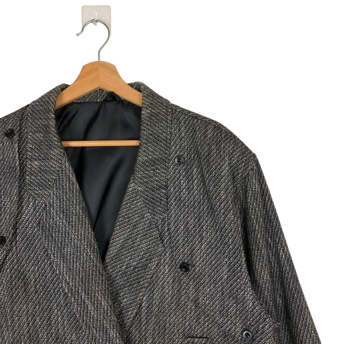 Japanese Brand 💥90’s Double Breast Collar Bomber Jacket Issey Miyake Style Size US L / EU 52-54 / 3 - 5 Thumbnail