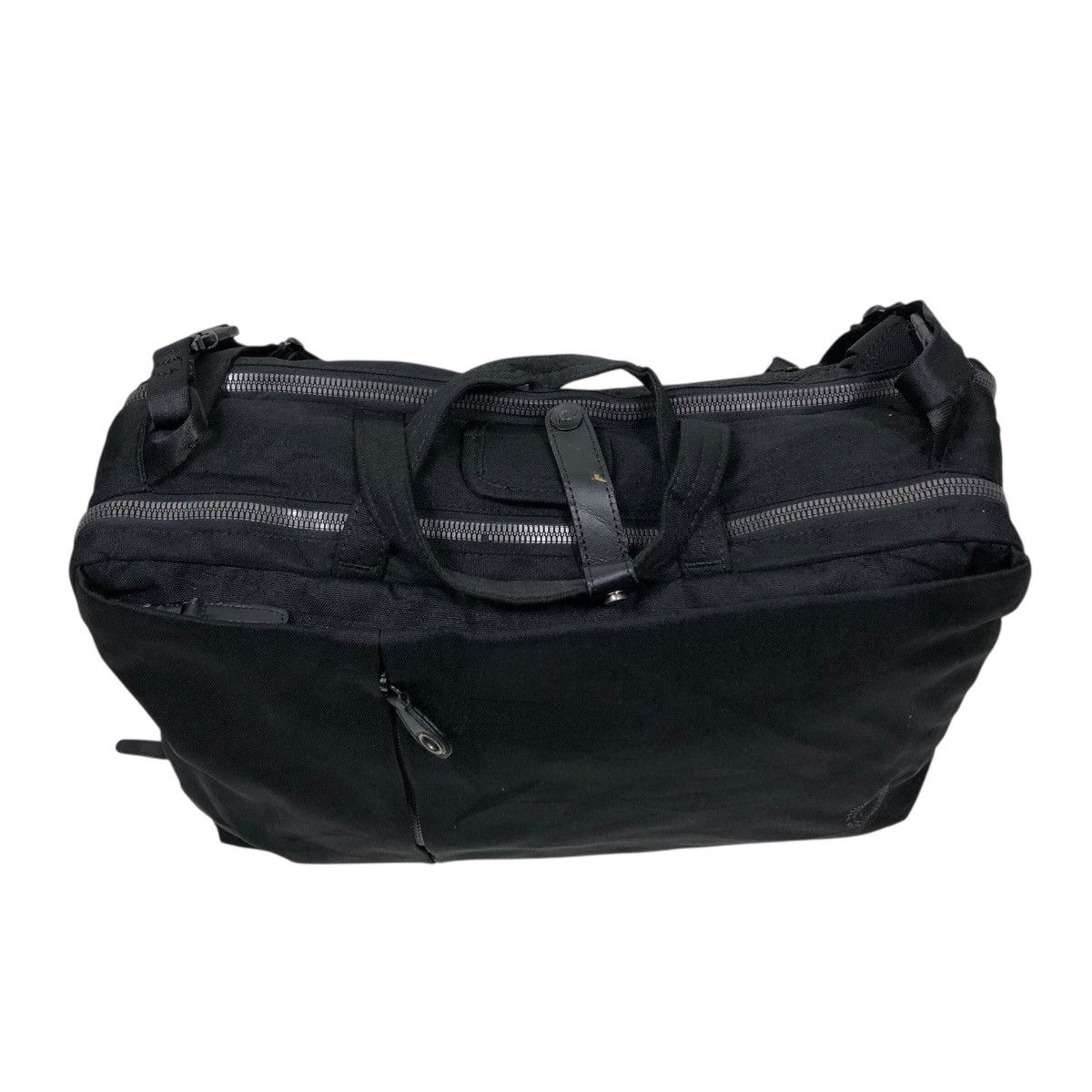 Japanese Brand 📌Rich Black Vintage Multi Use Back Pack Cordura Fabric Size ONE SIZE - 5 Thumbnail
