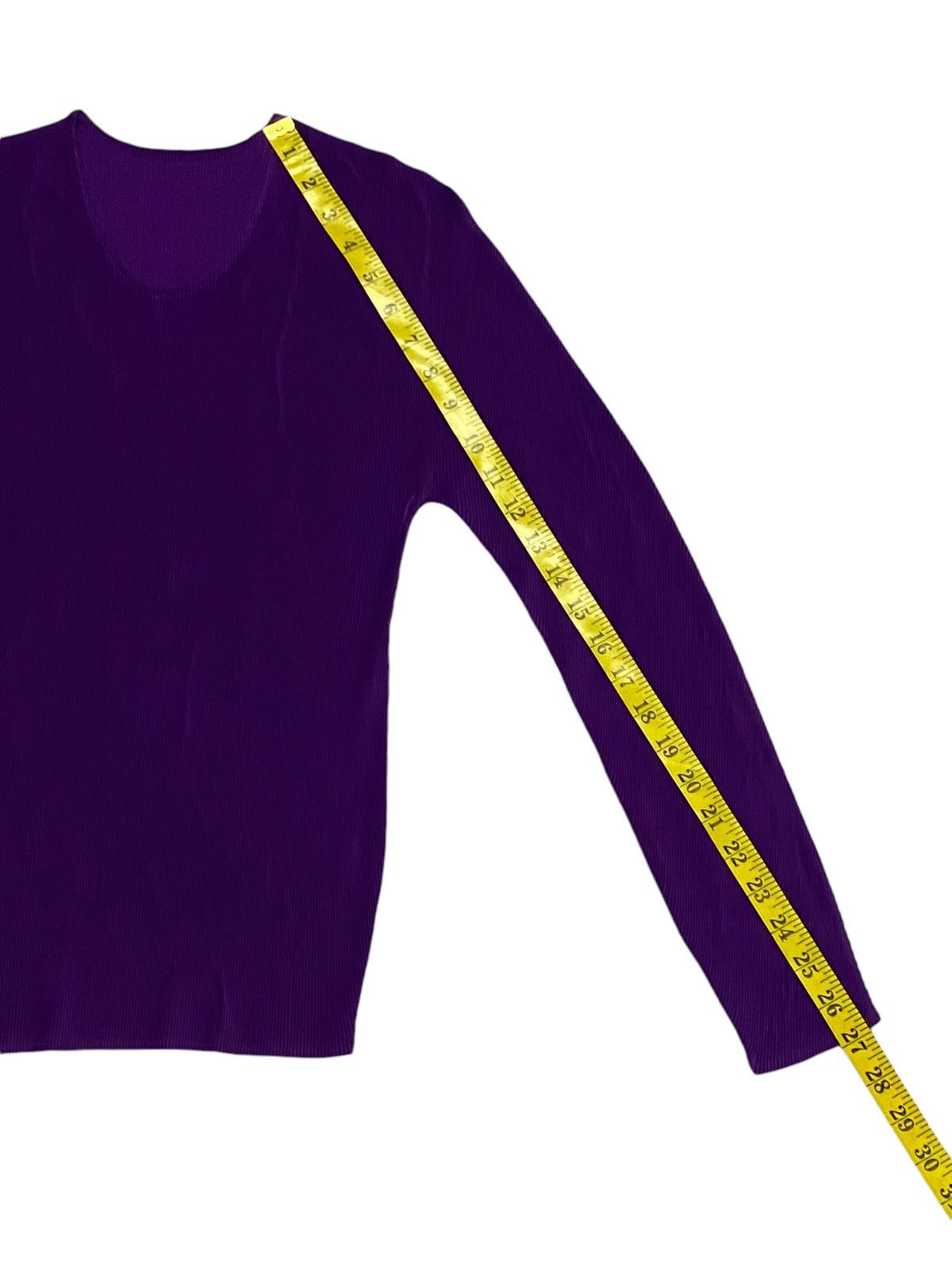 Issey Miyake × Pleats Please Issey Miyake Pleats Please Pleated Purple Long Sleeve Size L / US 10 / IT 46 - 10 Thumbnail