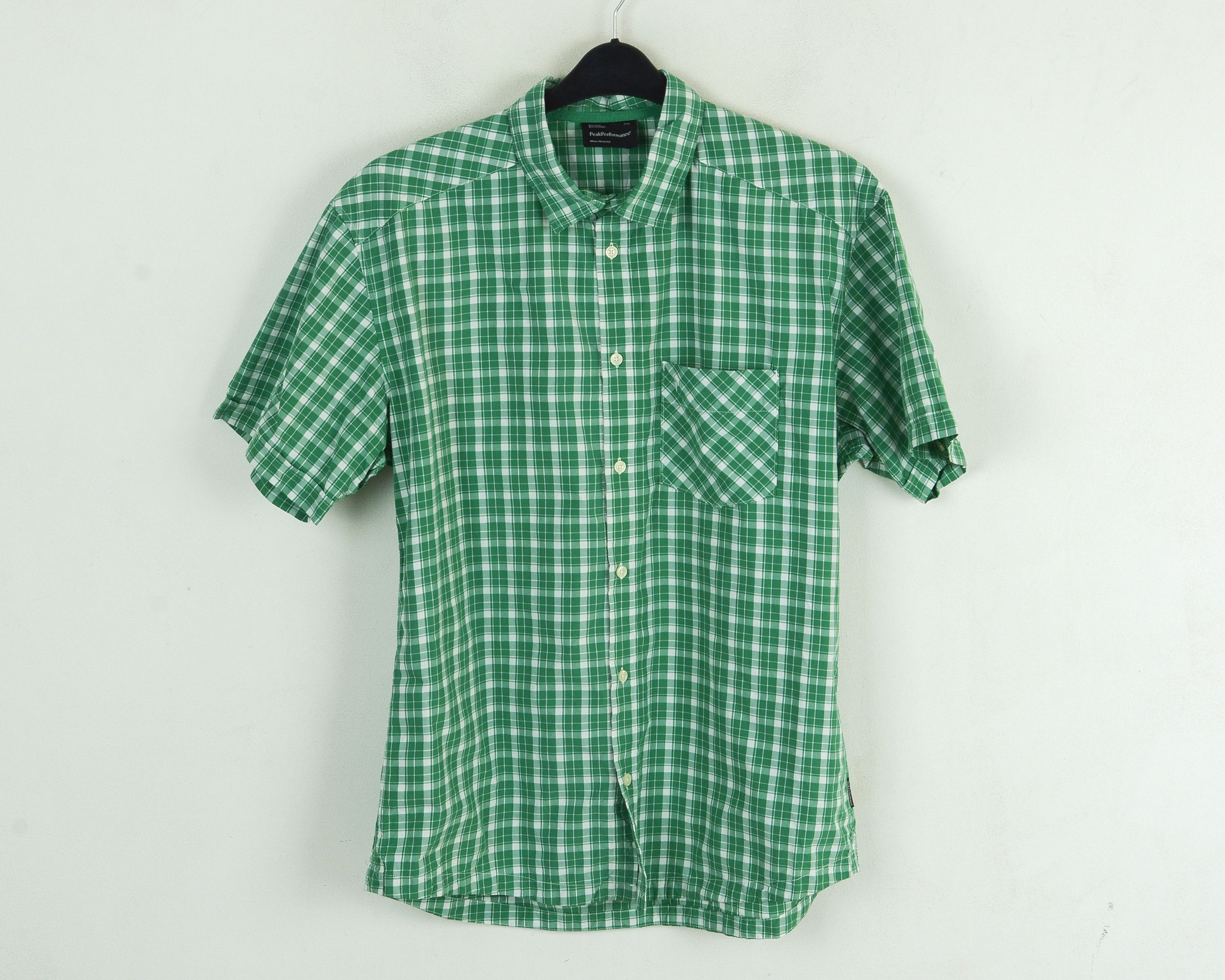 Peak Performance PEAK PERFORMANCE Shirt Checked Short Sleeved Top Size US XXL / EU 58 / 5 - 1 Thumbnail