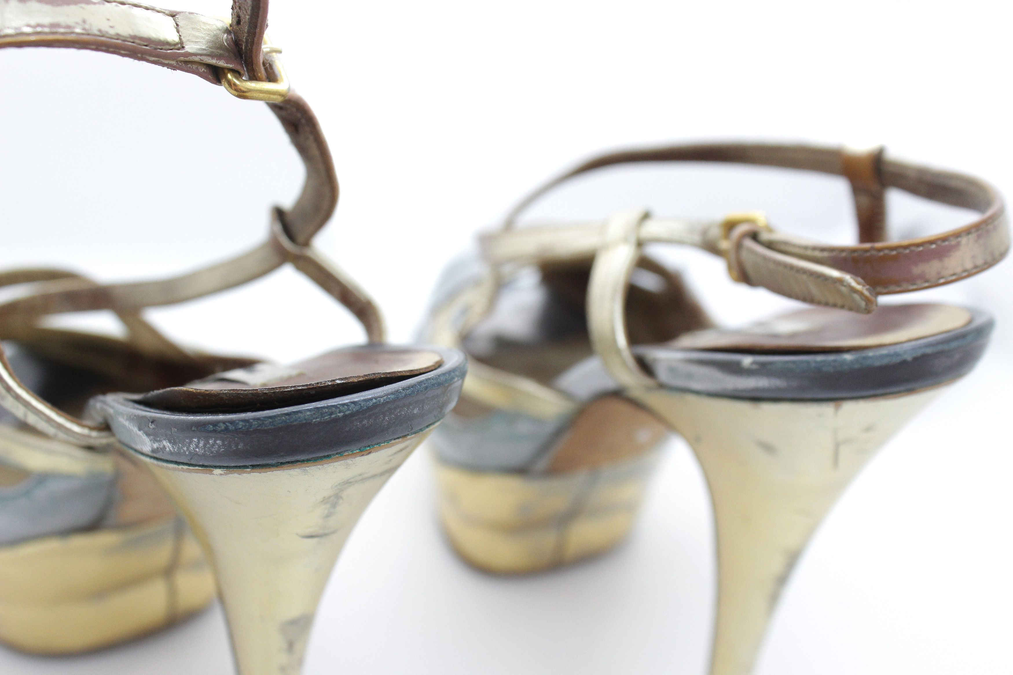 Miu Miu 00S Painter Heels Vintage Size US 5 / IT 35 - 7 Thumbnail