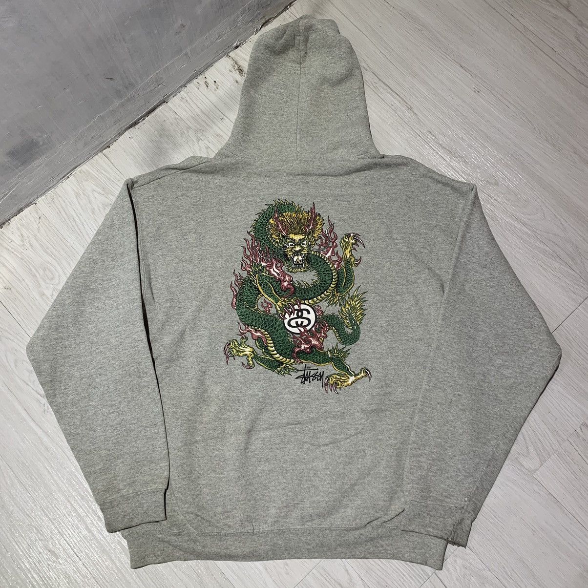 VTG STUSSY DRAGON LOGO HOODIES