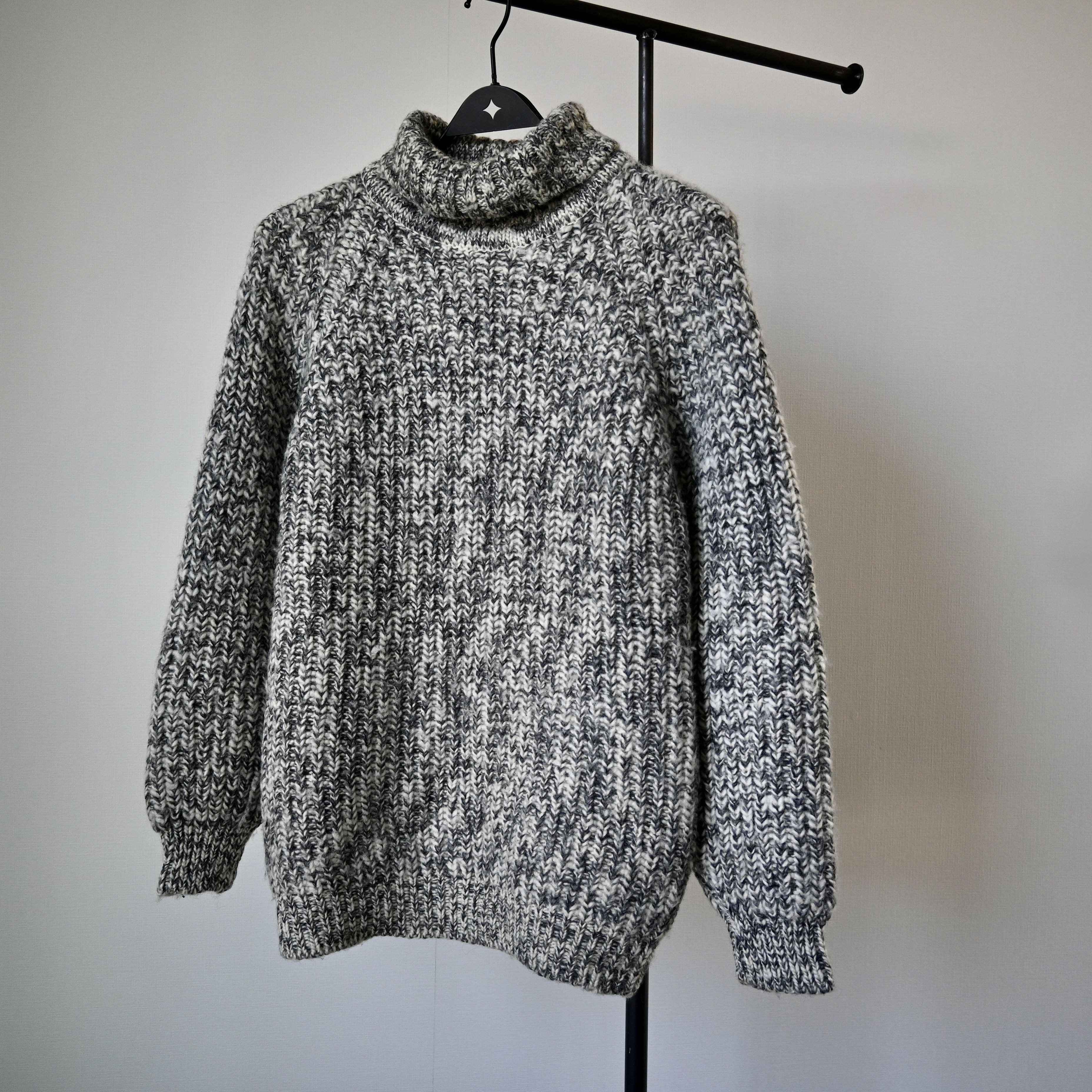 Vintage Vtg MOTHERS S.P.C. marled chunky knit sweater, made in UK Size S / US 4 / IT 40 - 1 Thumbnail