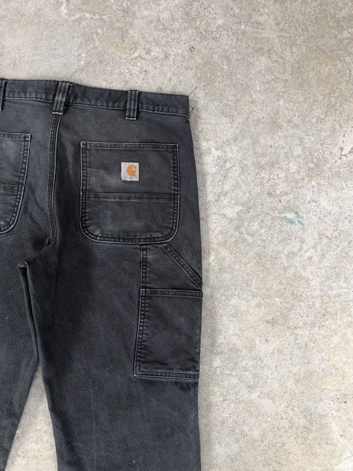 Lil Yachty Vintage Carhartt Double Knee Distressed Jeans Size US 34 / EU 50 - 10 Thumbnail