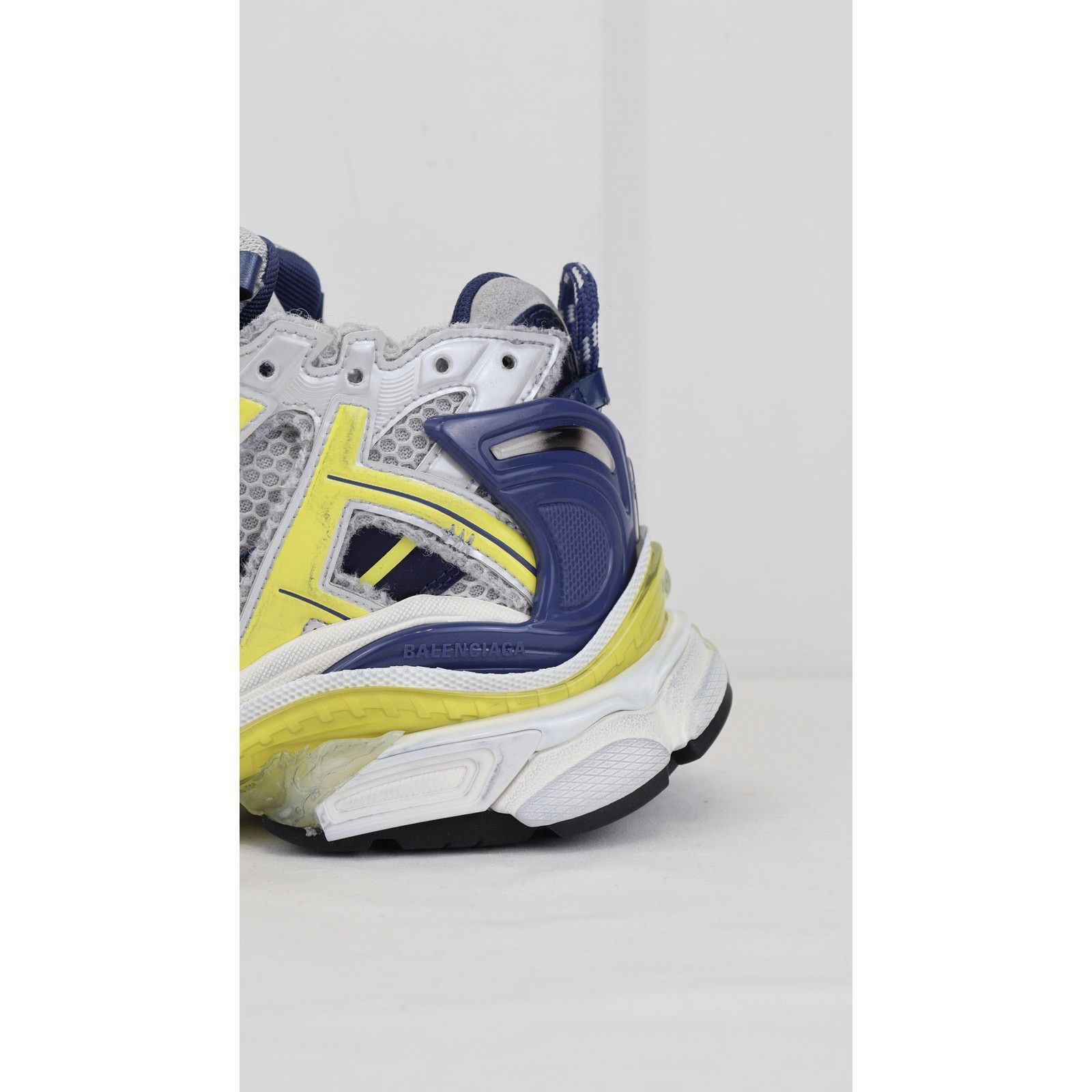 Balenciaga o1rshd1 Five Colors Upper Rubber Sole Runner in Multicolor Size US 12 / EU 45 - 4 Thumbnail