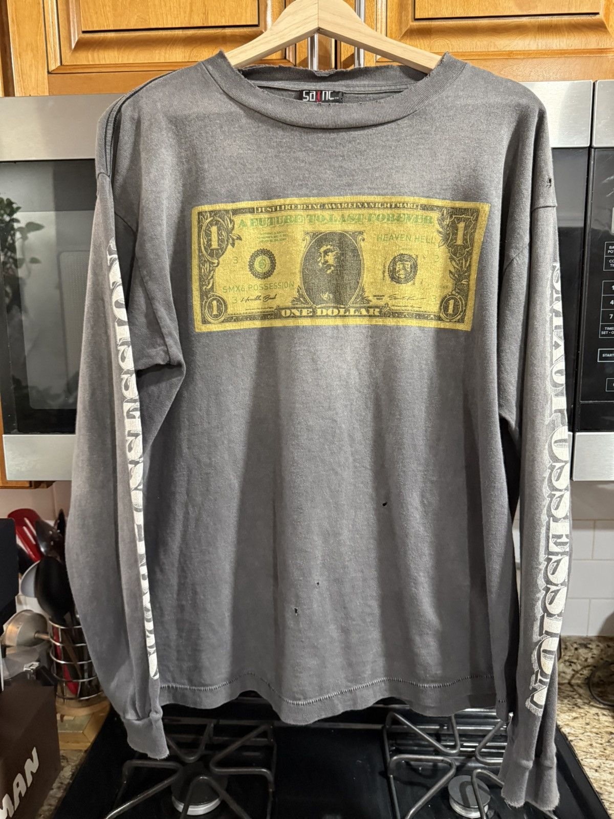 Saint Michael Saint Michael Dollar Long Sleeve Size Medium Size US M / EU 48-50 / 2 - 1 Thumbnail