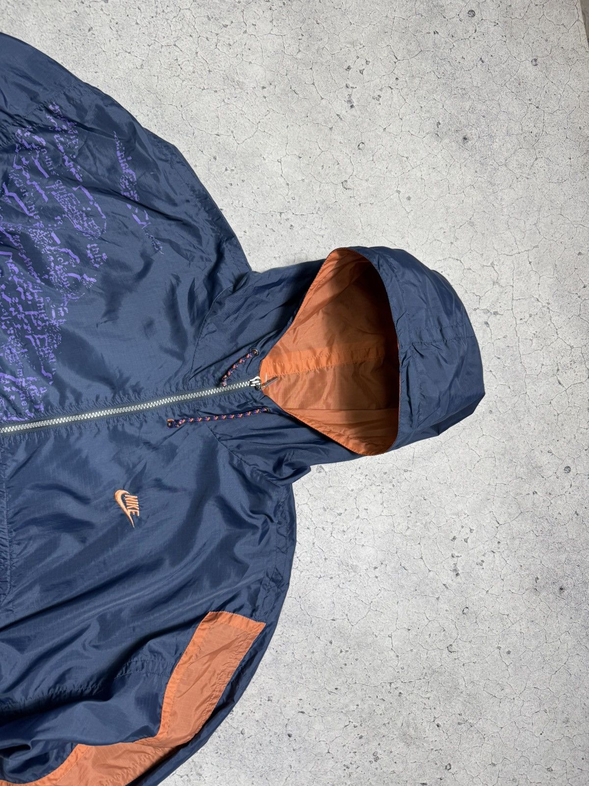 Nike Vintage 80s Nike Nylon Jacket 1/2 Zip Anorak Rare Hype Size US XXL / EU 58 / 5 - 5 Thumbnail