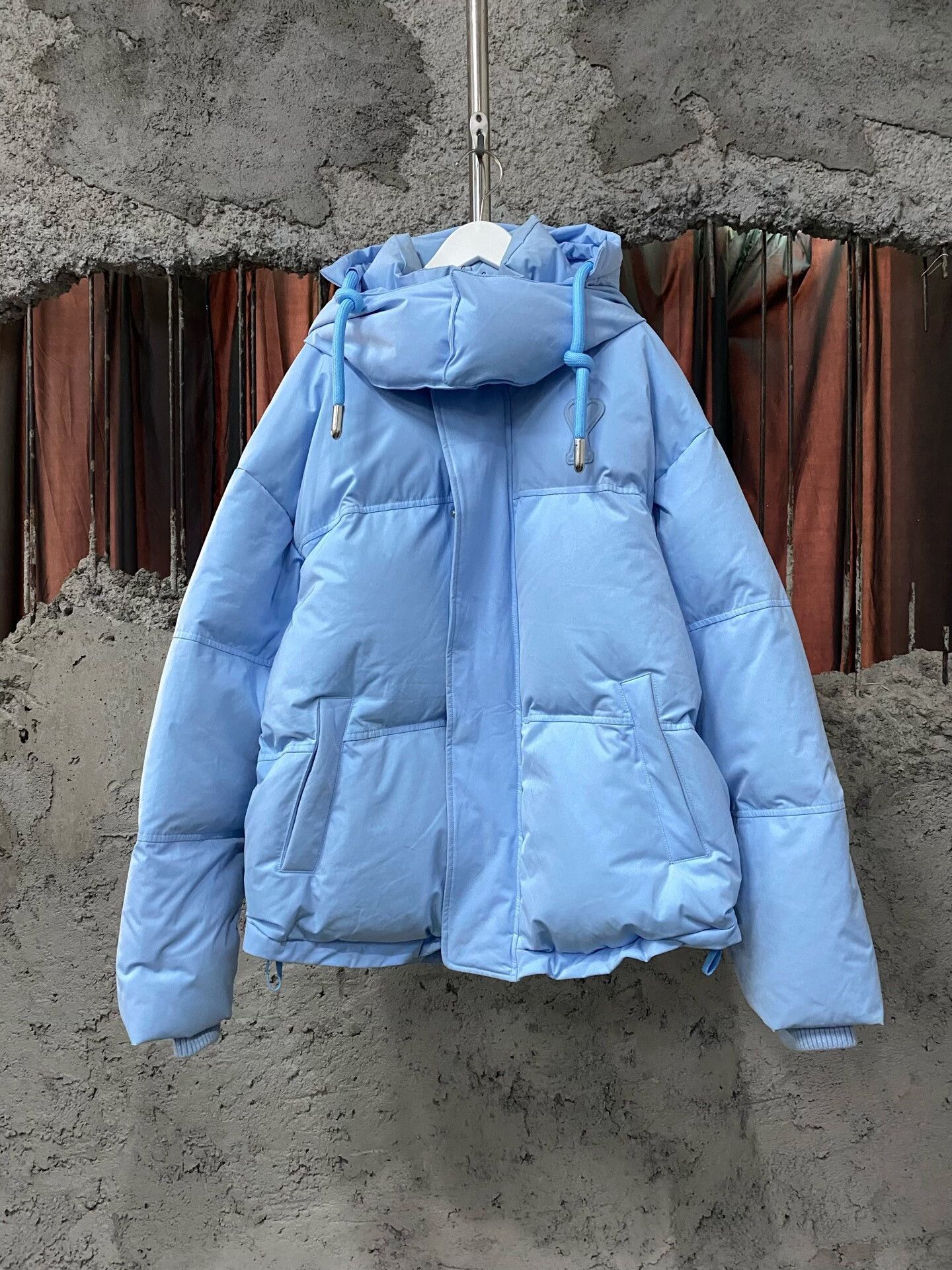 AMI stylish light blue puffer jacket Size US M / EU 48-50 / 2 - 1 Thumbnail