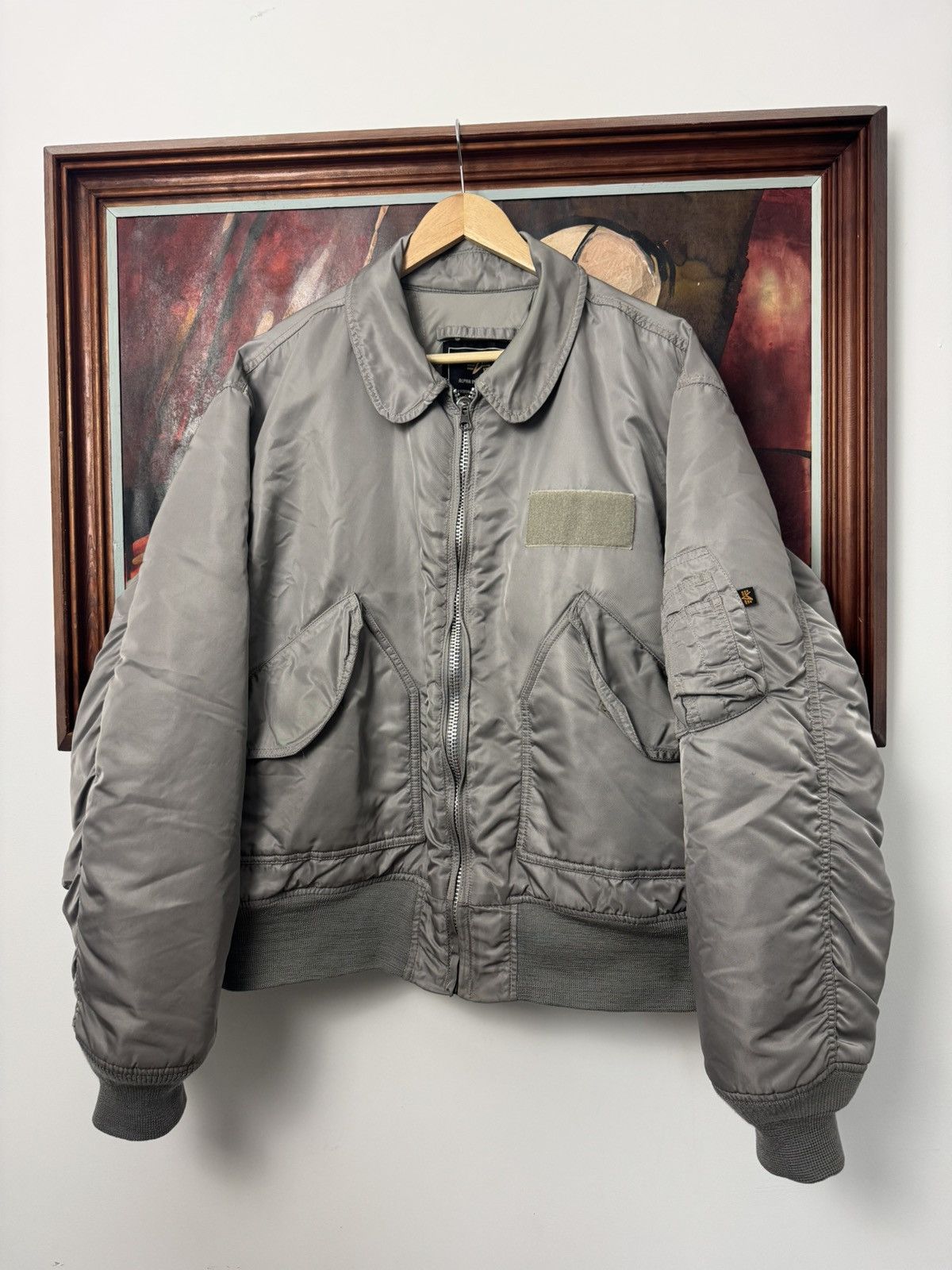 Alpha Industries Alpha Industries Vintage MA2 Bomber Jacket Military Silver Size US XL / EU 56 / 4 - 3 Thumbnail