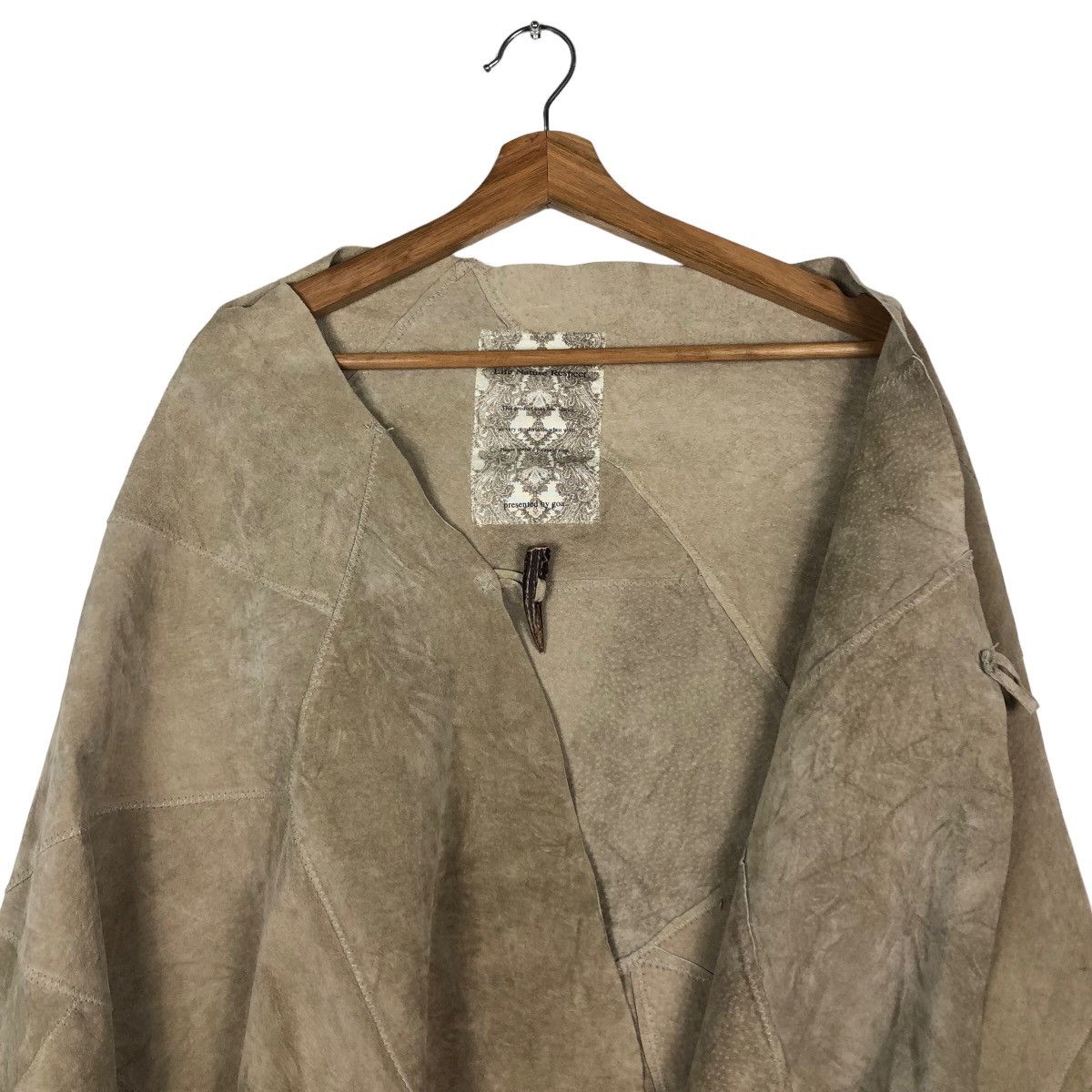 If Six Was Nine 🔥Vintage Cloaks Leather Cowboy Design By Goa Issey Miyake Size US M / EU 48-50 / 2 - 12 Thumbnail