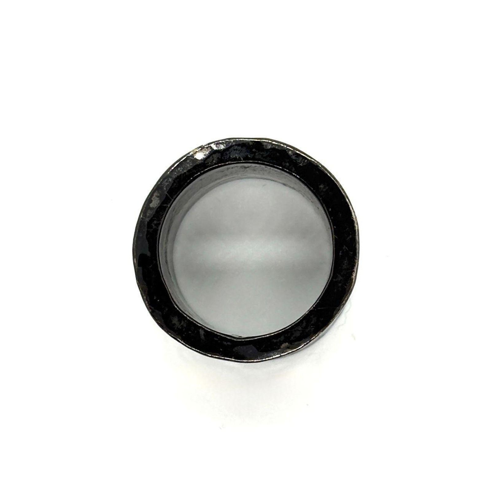 Stonewall Forged Ruthenlun Ring Silver 3.5