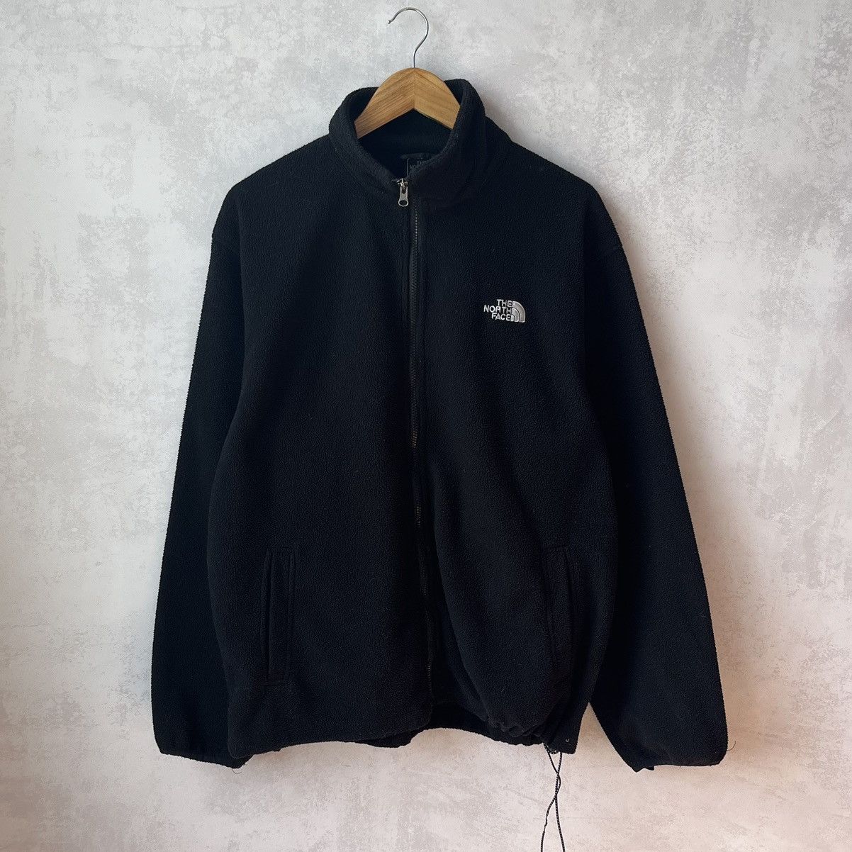 The North Face × Vintage Vintage 90s TNF the north face Fleece Zip Hoodie jacket Size US XL / EU 56 / 4 - 1 Thumbnail