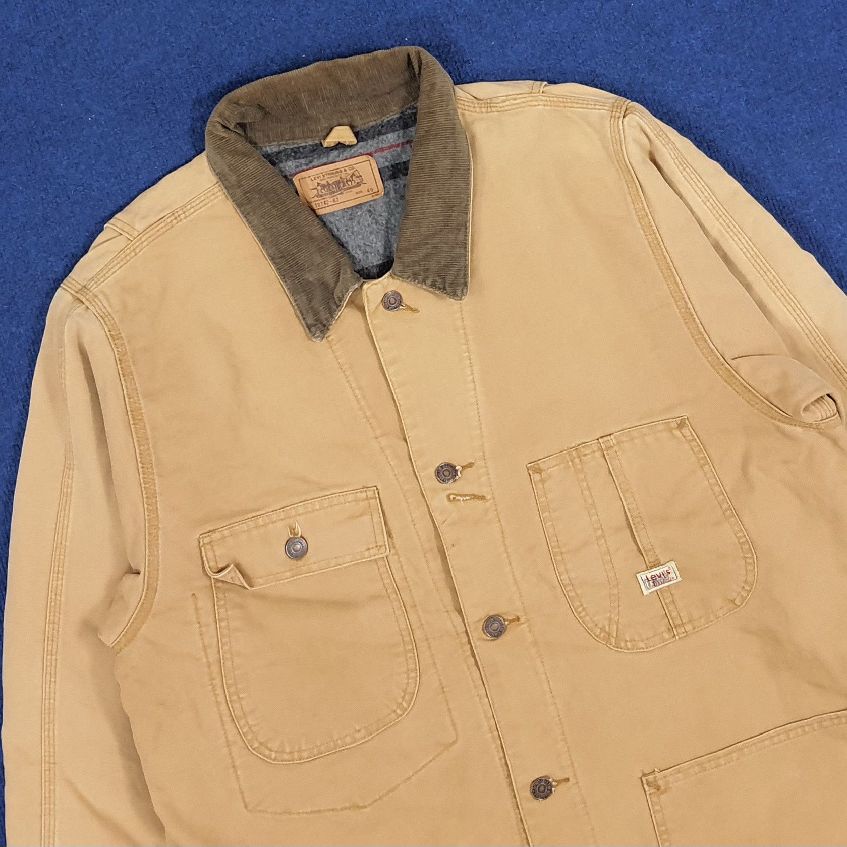 Levi's × Vintage Vintage Levi's San Francisco Workers Jacket Size US XL / EU 56 / 4 - 2 Thumbnail