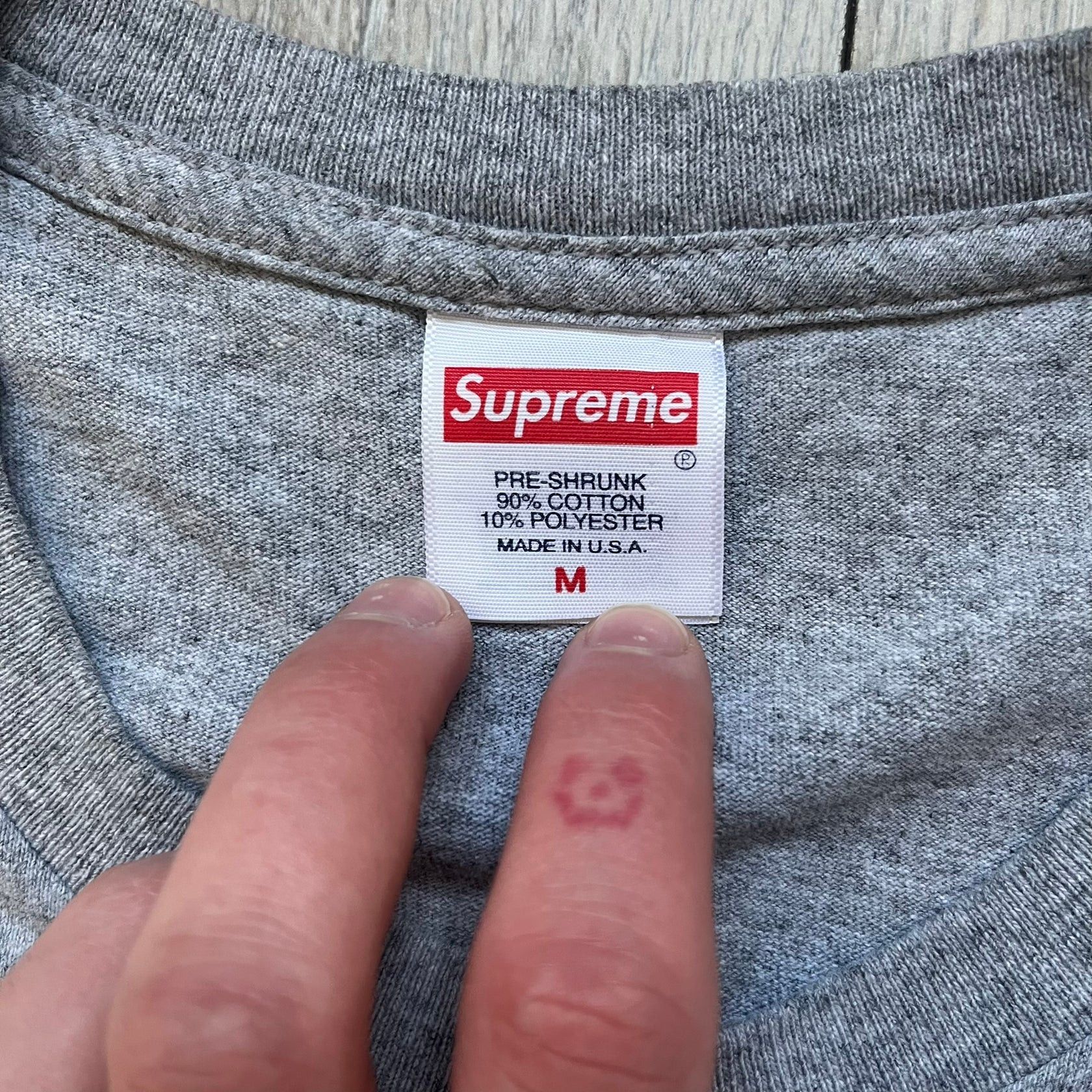 Supreme Supreme NBA Youngboy FW23 Gray Tee Size US M / EU 48-50 / 2 - 3 Thumbnail