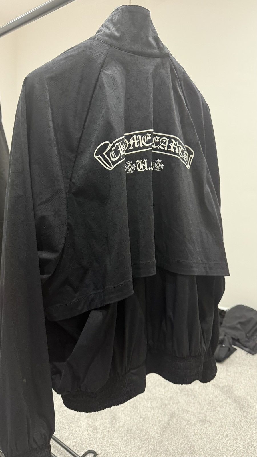 Chrome Hearts Chrome Hearts Tonal Print Lightweight Windbreaker Cropped Size US XL / EU 56 / 4 - 1 Thumbnail
