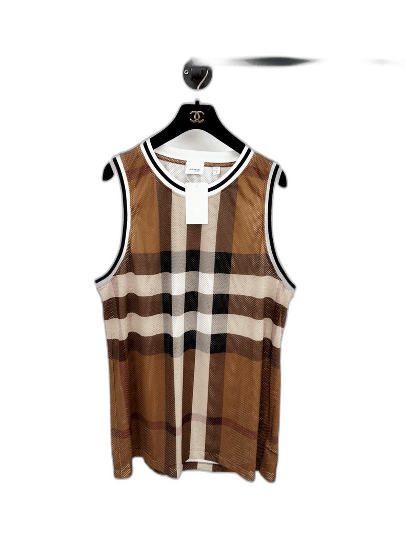 Burberry Burberry Plaid Sleeveless Top Size L Size L / US 10 / IT 46 - 1 Thumbnail