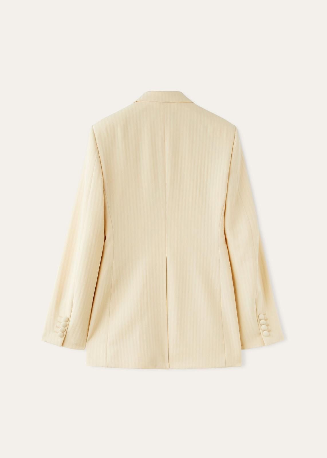 Loro Piana o1srvl11e0125 FAO0330 Arisa Jacket in Cream Size XS / US 0-2 / IT 36-38 - 2 Thumbnail