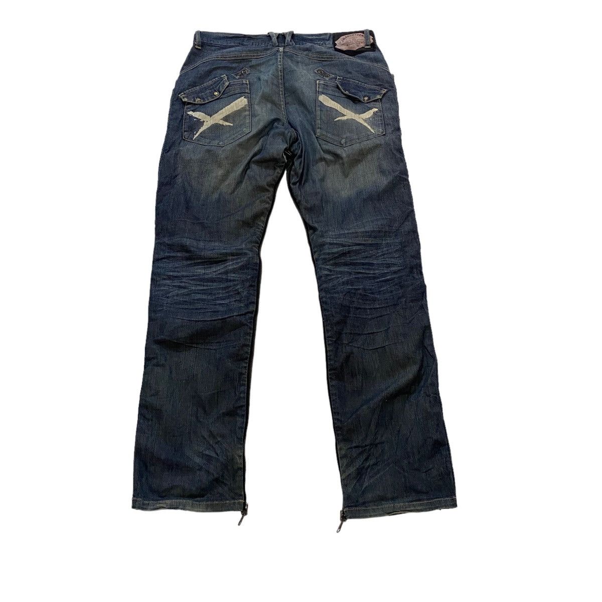 If Six Was Nine ☀️PPFM Anarchy Denim Eastern Rock jeans Size US 34 / EU 50 - 2 Thumbnail